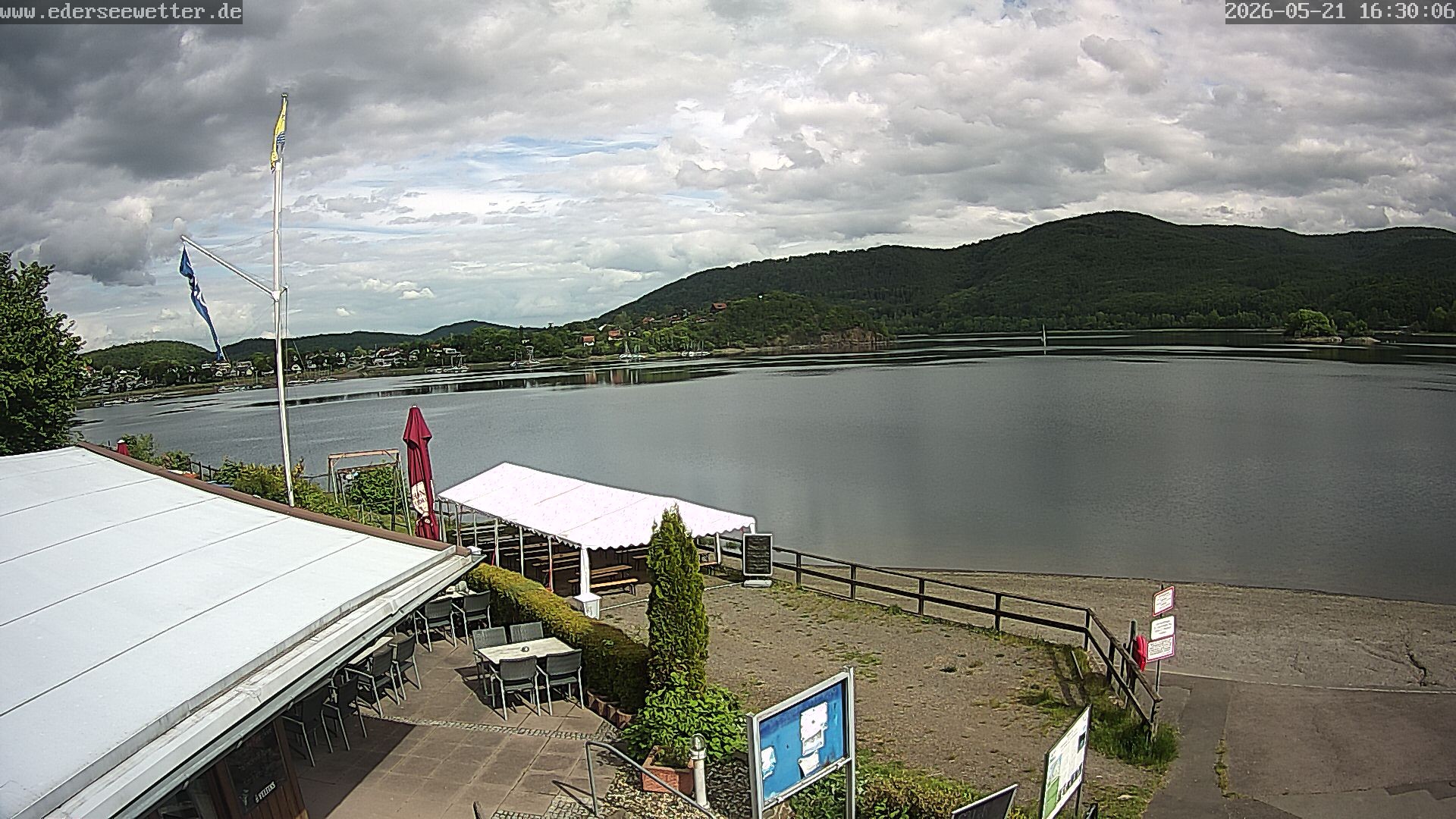 Archived image Webcam Lake Eder: Bringhausen