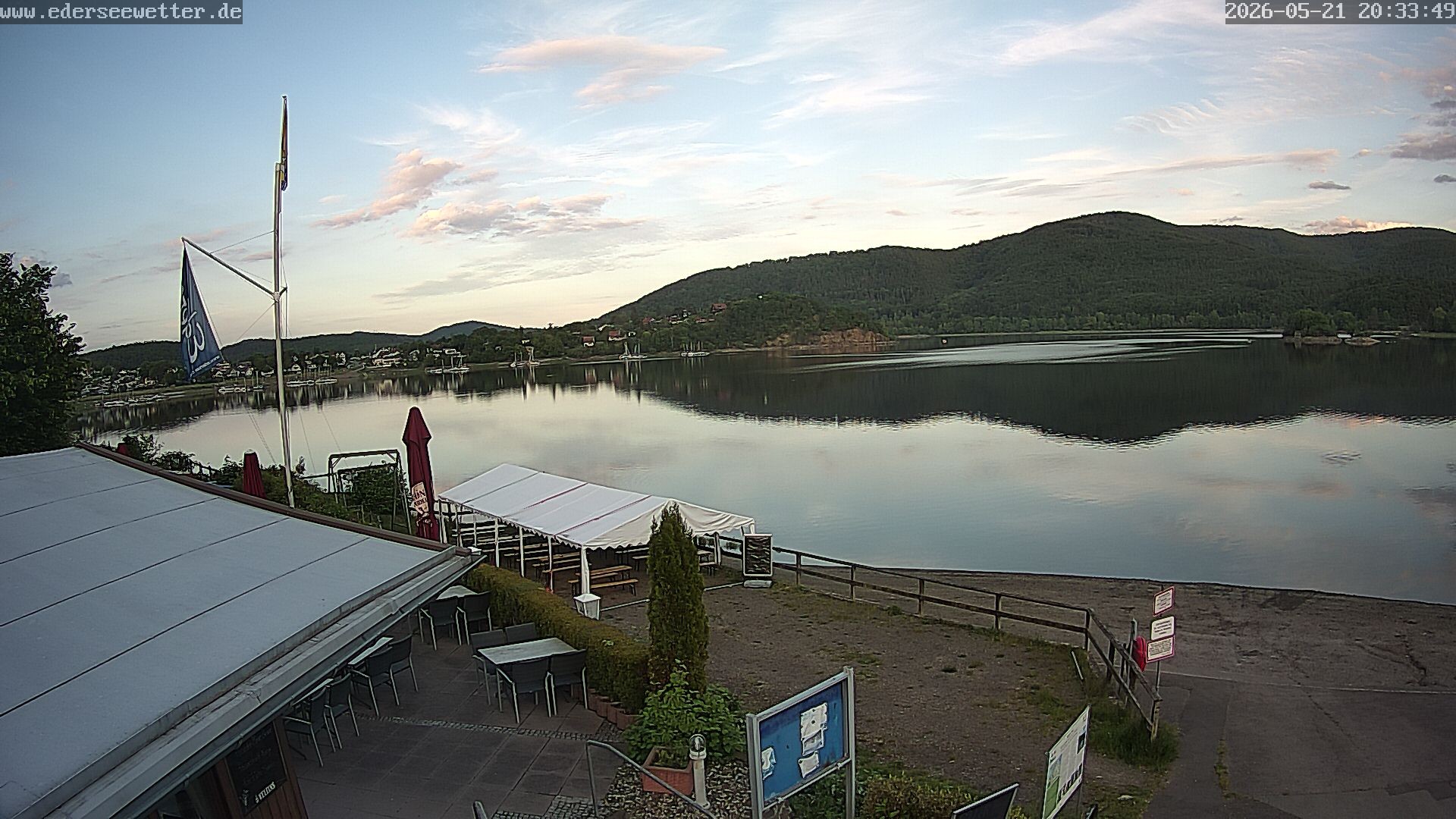 Archived image Webcam Lake Eder: Bringhausen