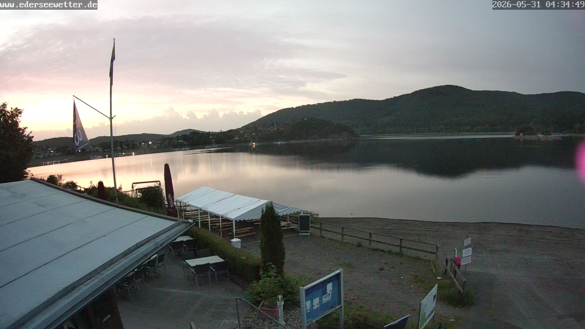 Archiv Foto Webcam Edersee: Blick von Bringhausen