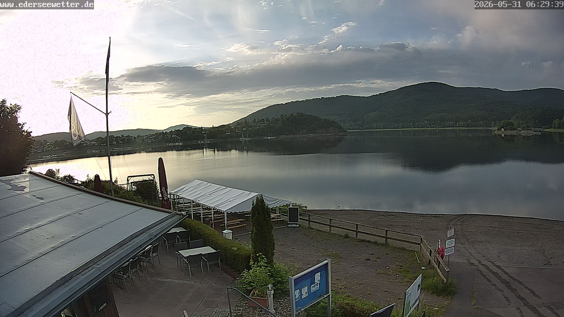Archiv Foto Webcam Edersee: Blick von Bringhausen