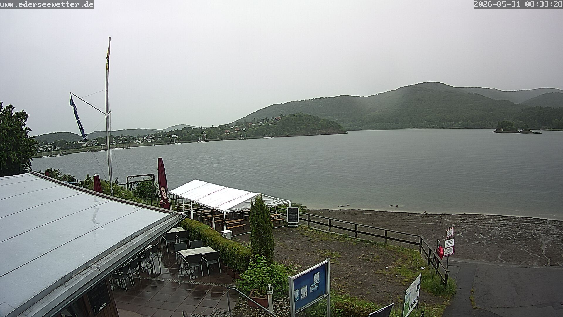 Archiv Foto Webcam Edersee: Blick von Bringhausen