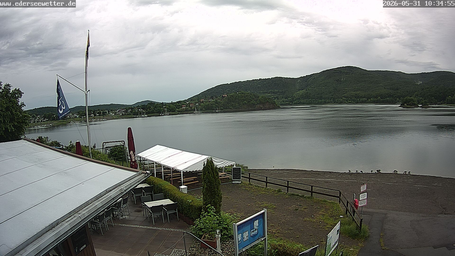 Archiv Foto Webcam Edersee: Blick von Bringhausen