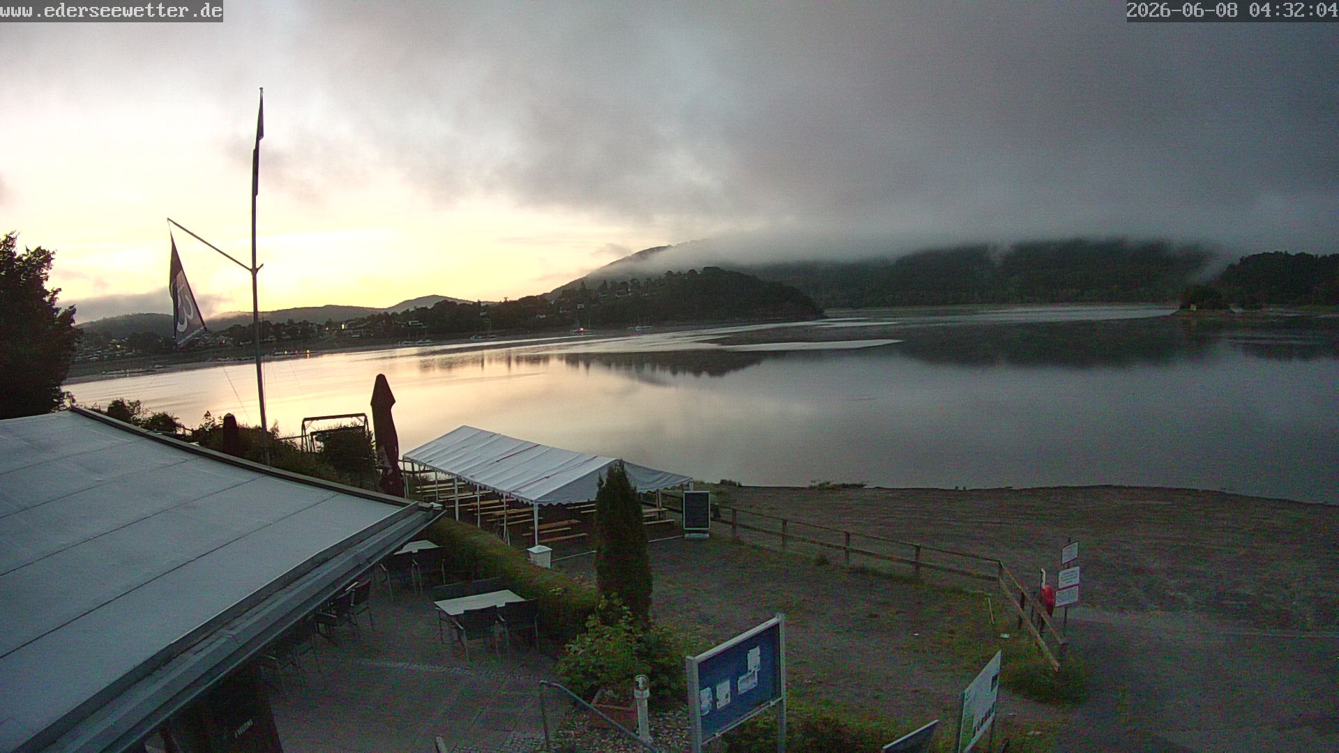 Archiv Foto Webcam Edersee: Blick von Bringhausen