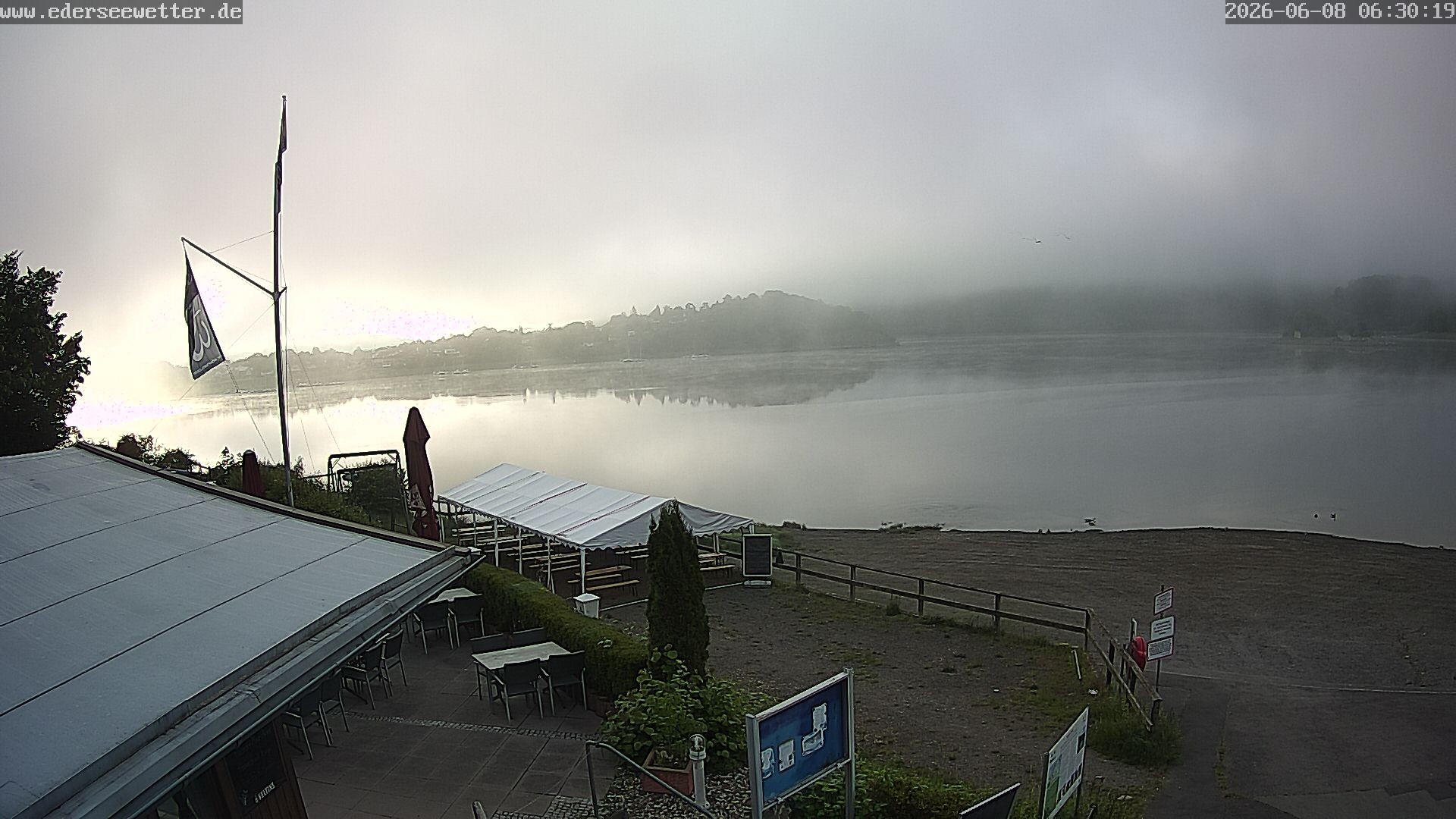 Archiv Foto Webcam Edersee: Blick von Bringhausen