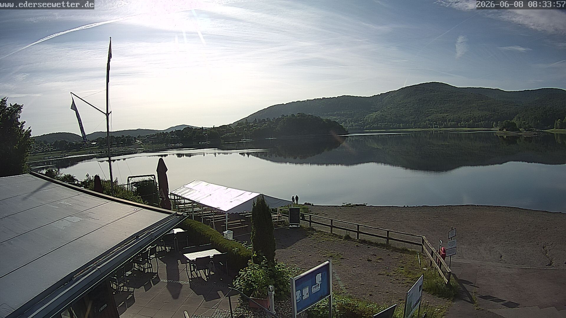 Archiv Foto Webcam Edersee: Blick von Bringhausen