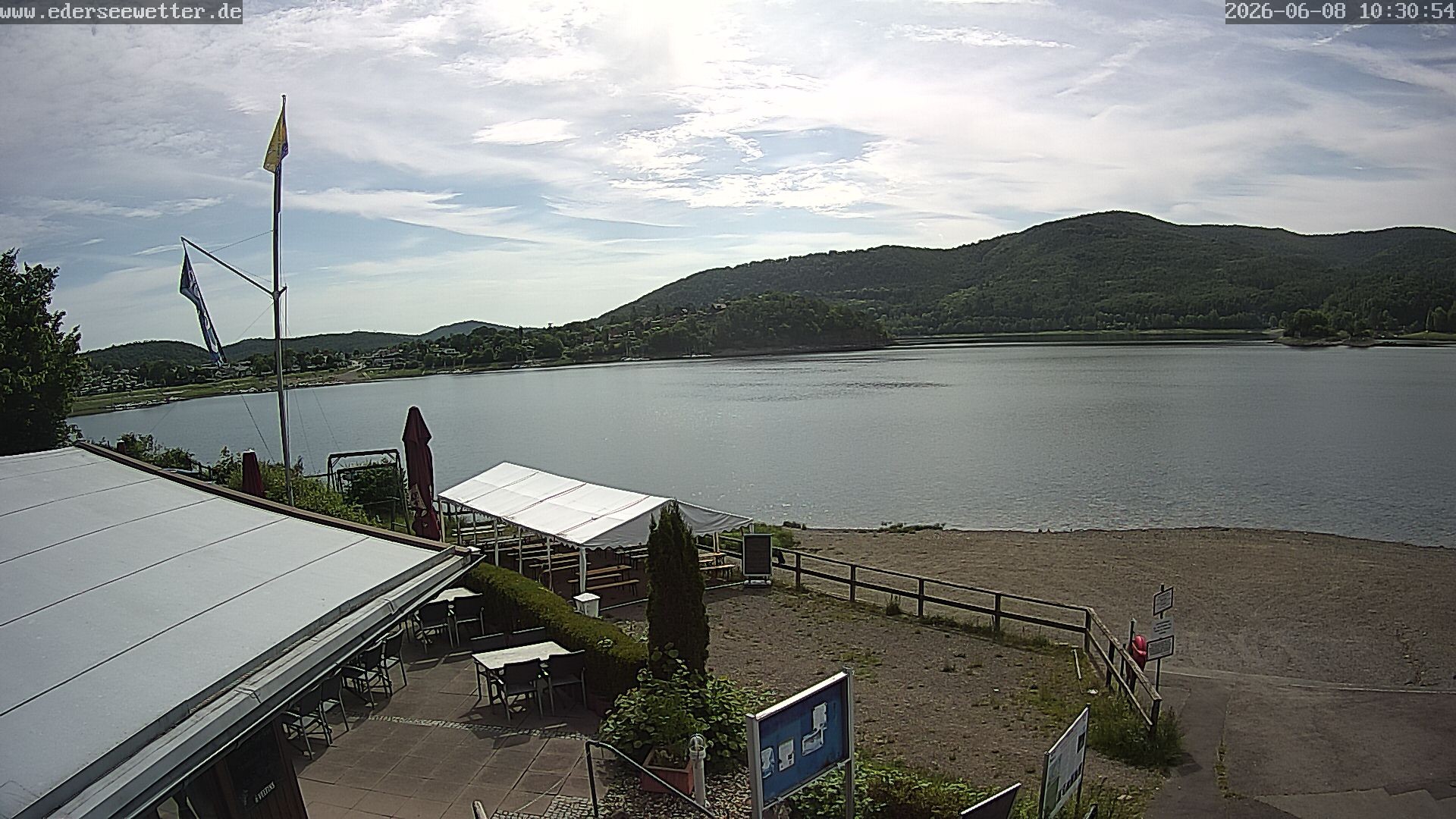 Archiv Foto Webcam Edersee: Blick von Bringhausen
