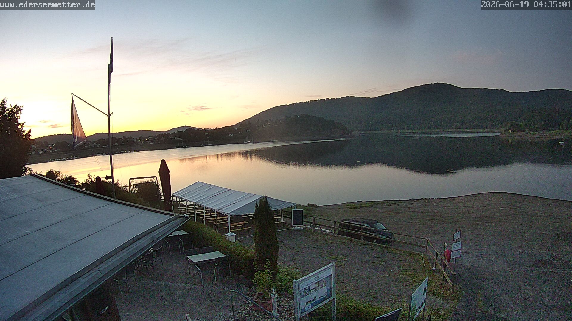 Archiv Foto Webcam Edersee: Blick von Bringhausen