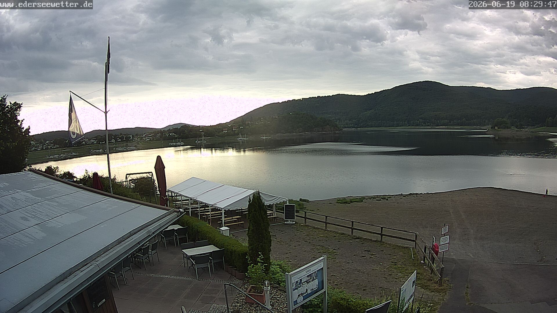 Archiv Foto Webcam Edersee: Blick von Bringhausen