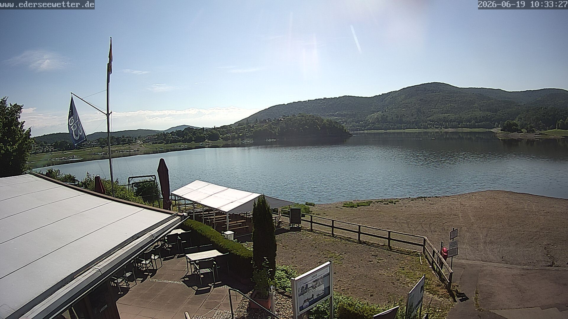 Archived image Webcam Lake Eder: Bringhausen