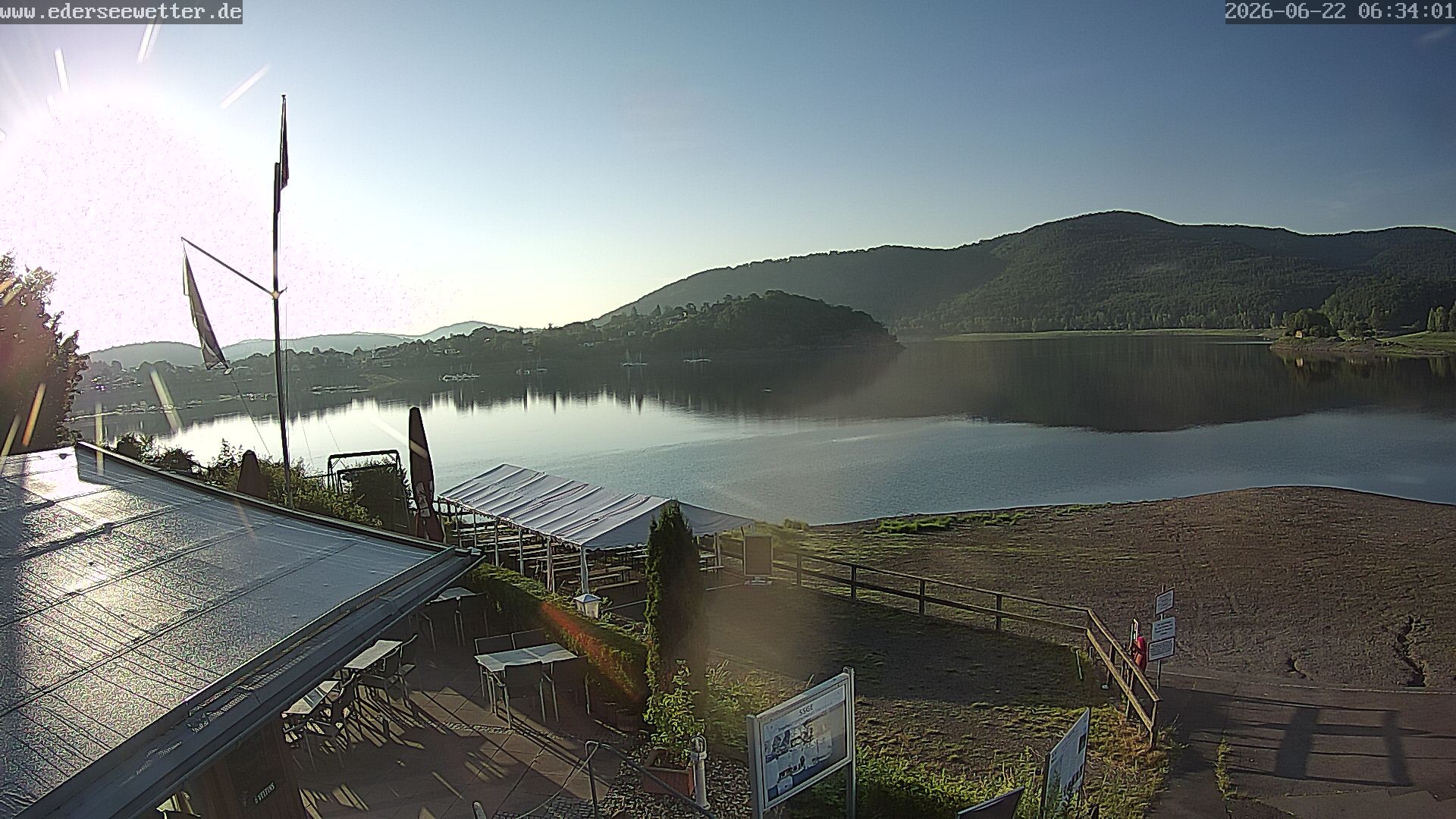 Archiv Foto Webcam Edersee: Blick von Bringhausen