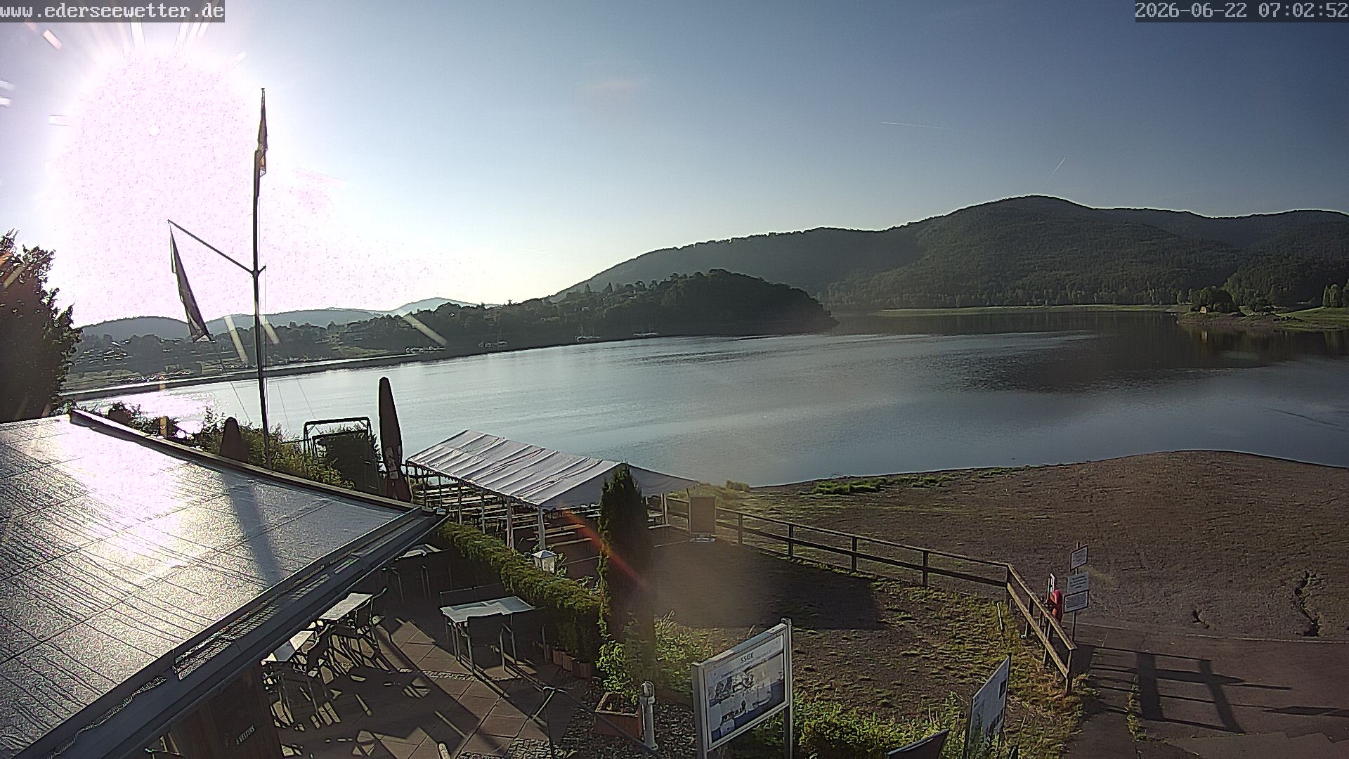 Archiv Foto Webcam Edersee: Blick von Bringhausen