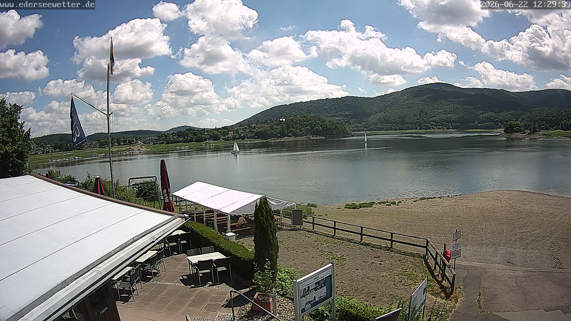 Archiv Foto Webcam Edersee: Blick von Bringhausen