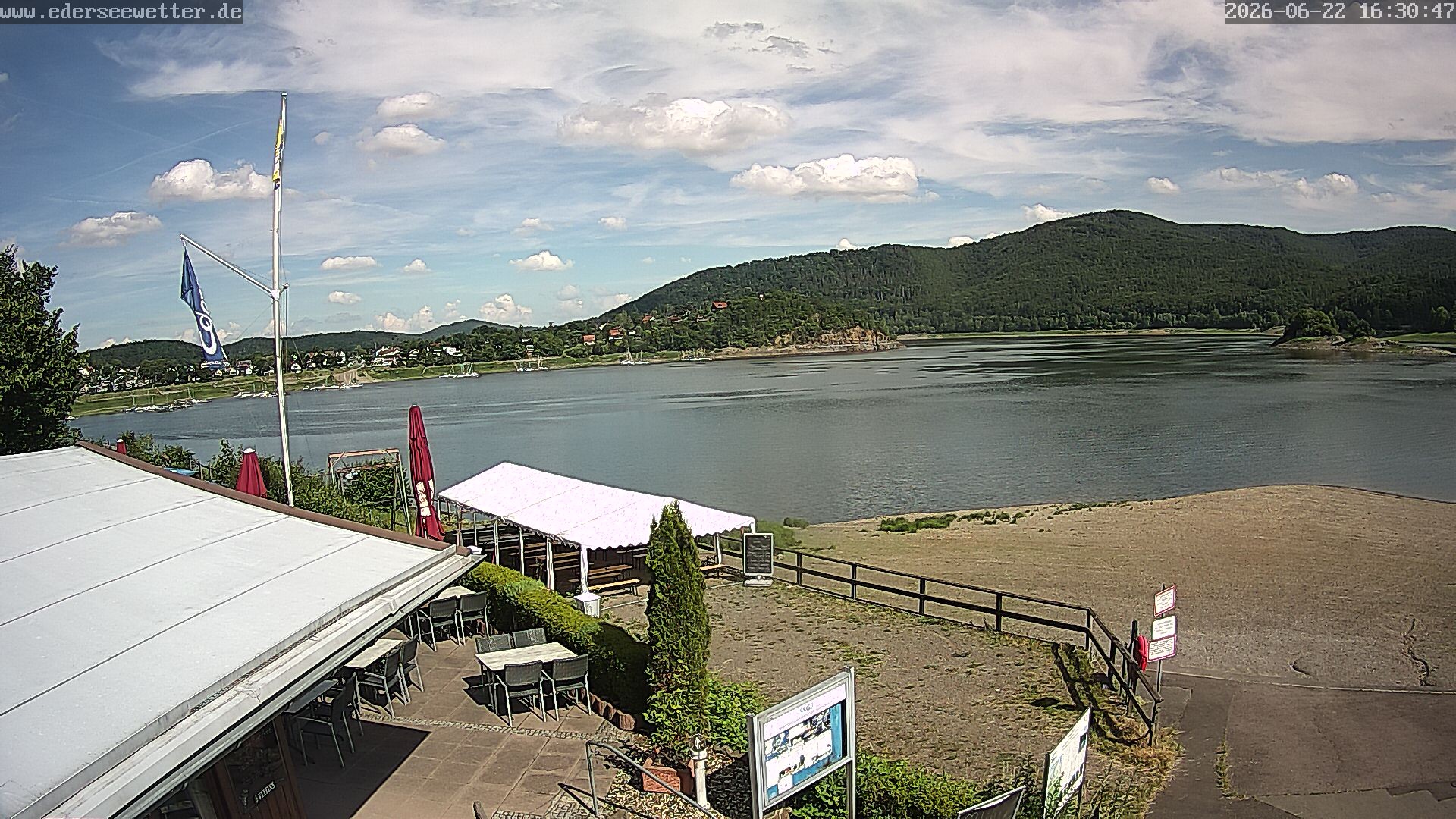 Archiv Foto Webcam Edersee: Blick von Bringhausen