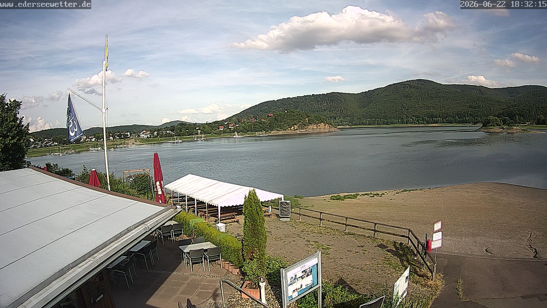 Archiv Foto Webcam Edersee: Blick von Bringhausen
