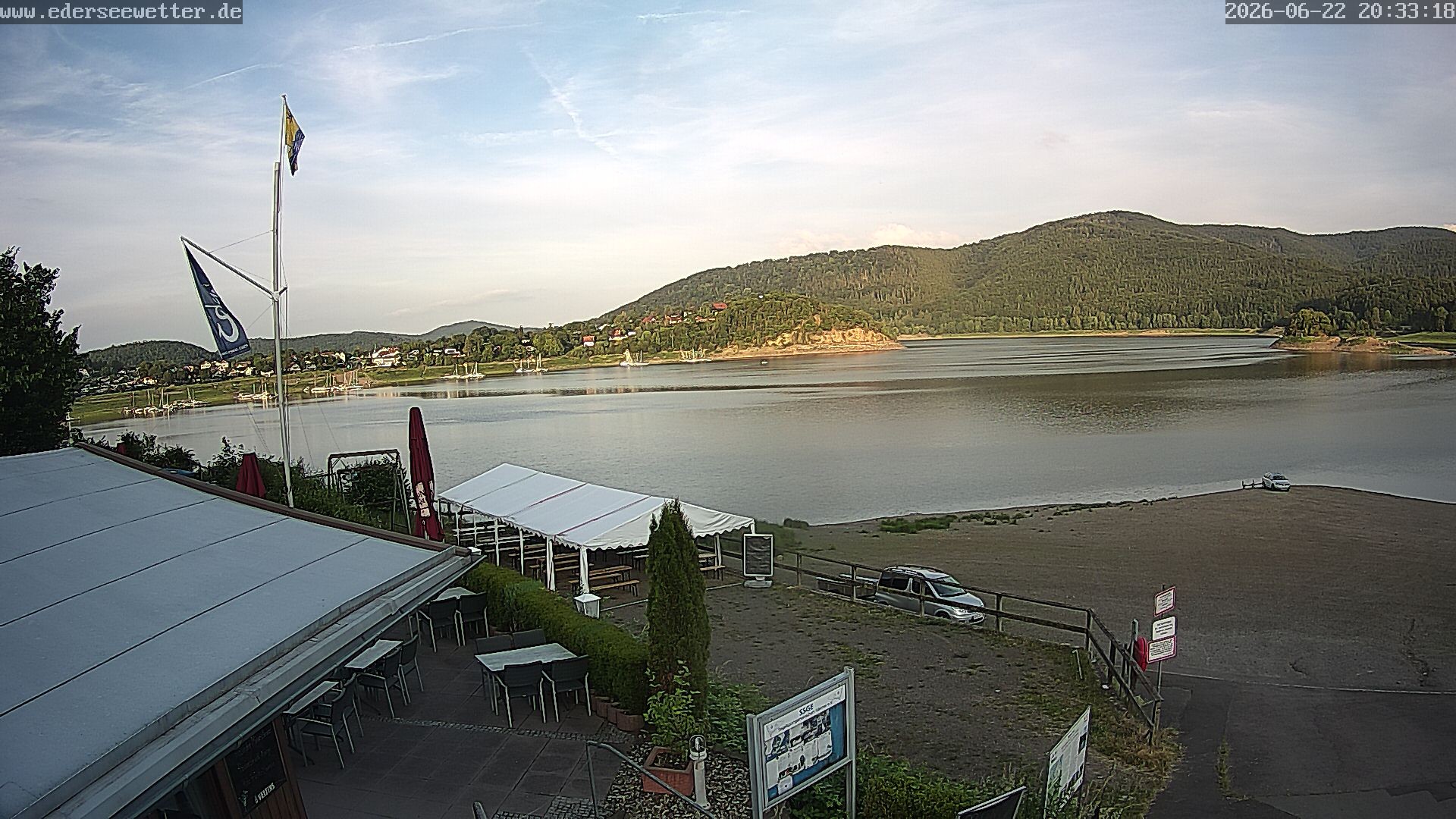 Archiv Foto Webcam Edersee: Blick von Bringhausen