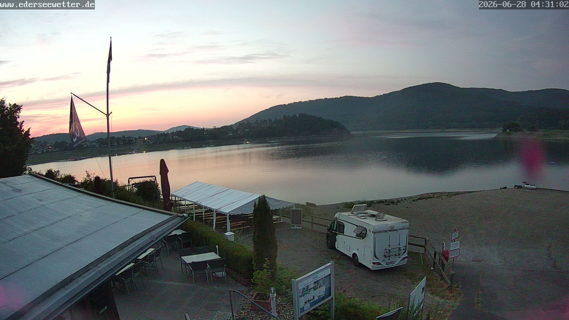 Archiv Foto Webcam Edersee: Blick von Bringhausen