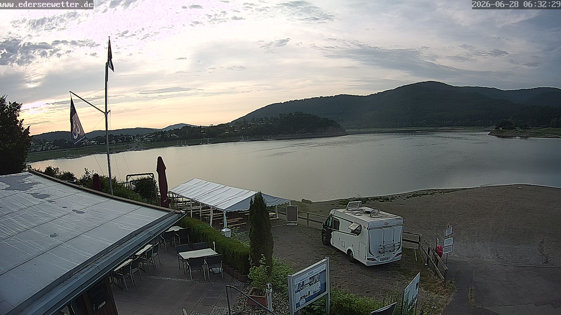 Archiv Foto Webcam Edersee: Blick von Bringhausen