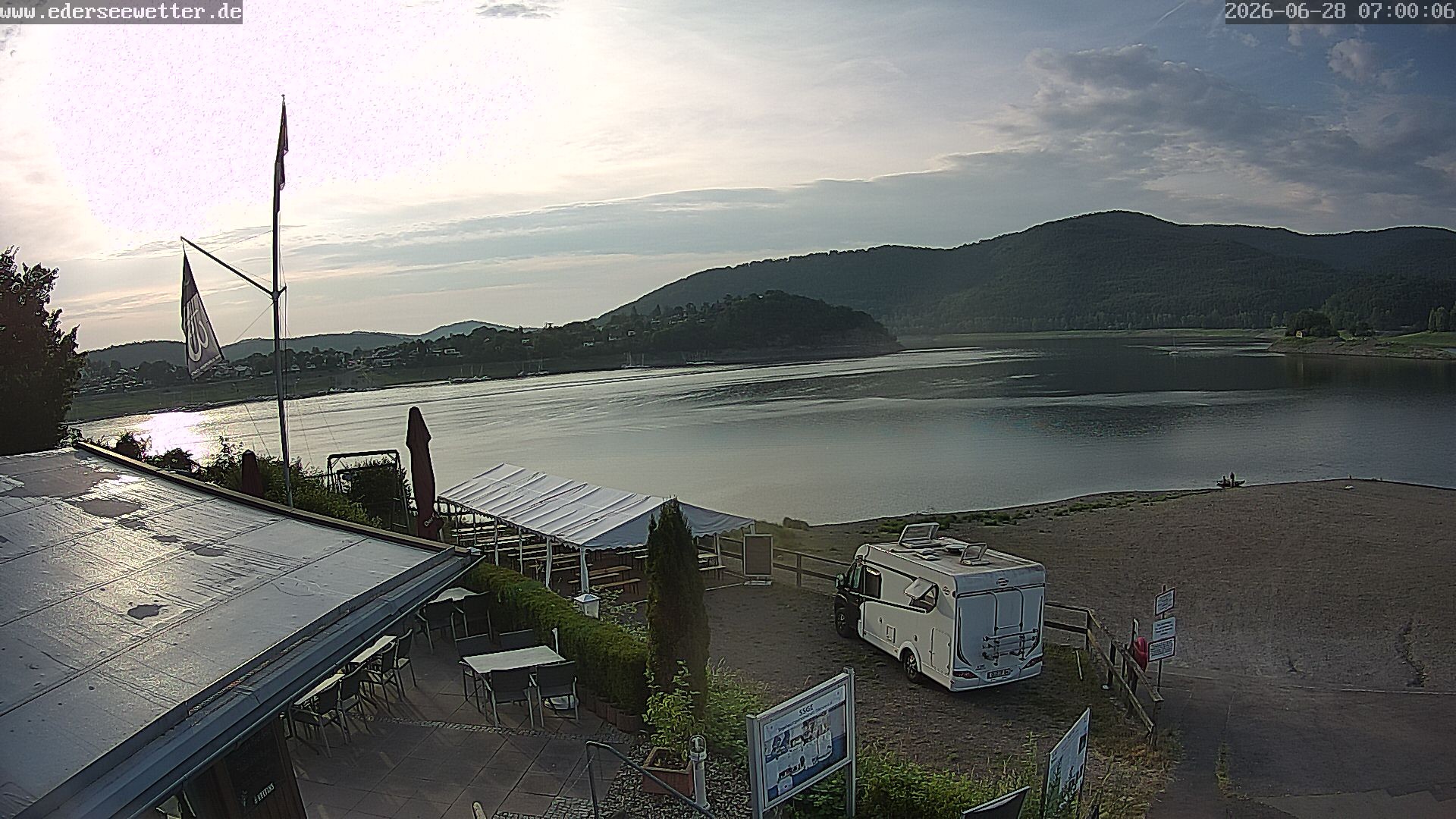Archiv Foto Webcam Edersee: Blick von Bringhausen