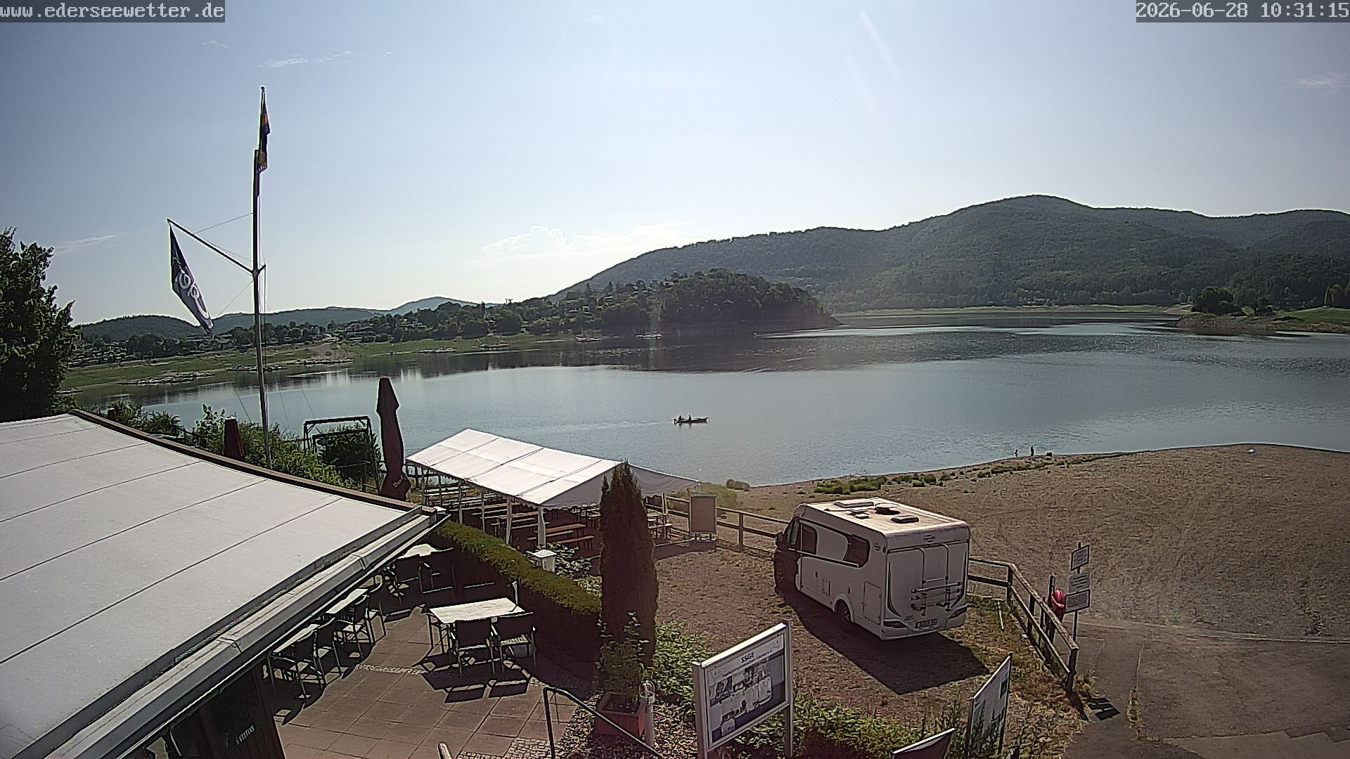 Archiv Foto Webcam Edersee: Blick von Bringhausen