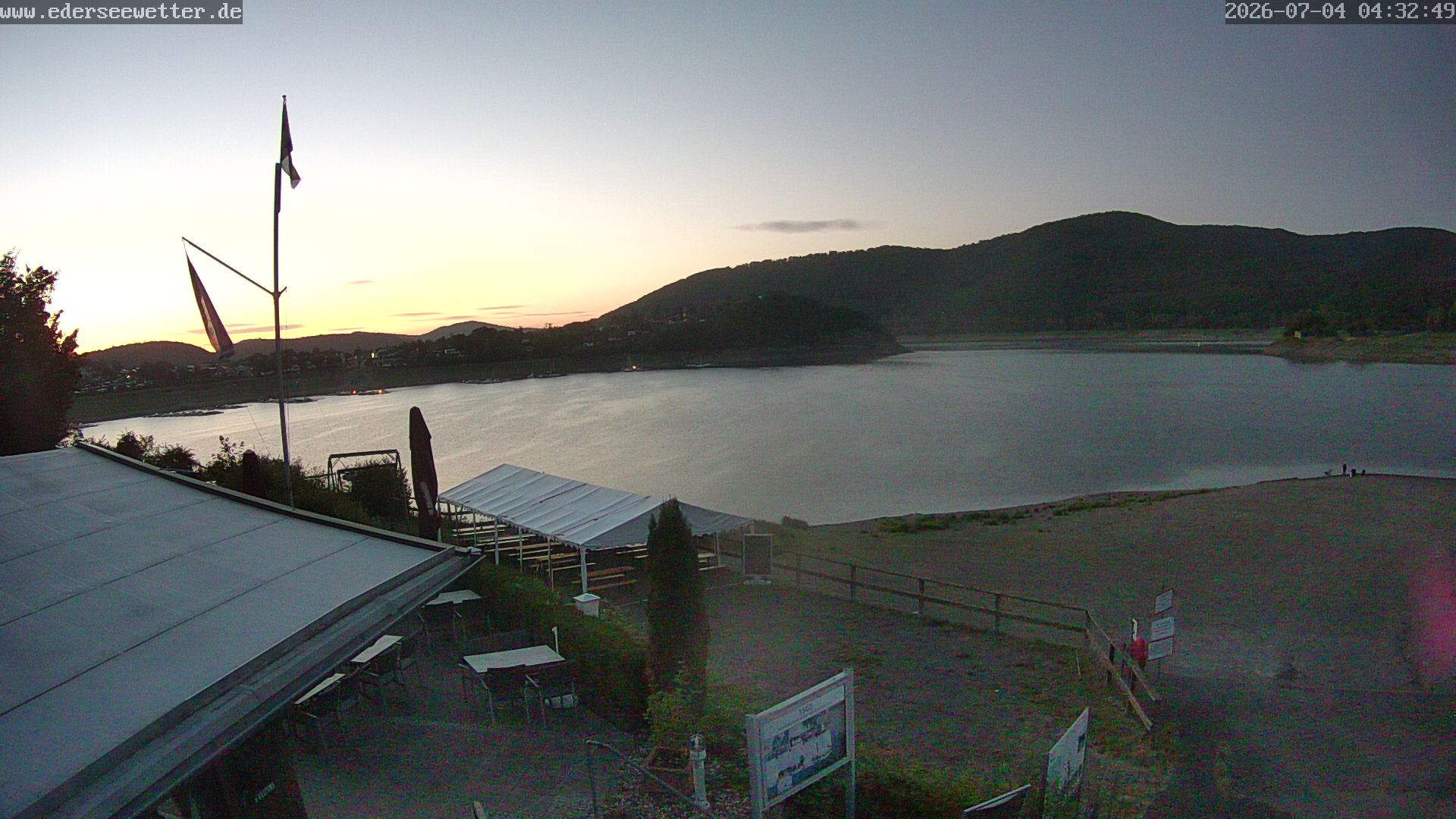 Archiv Foto Webcam Edersee: Blick von Bringhausen