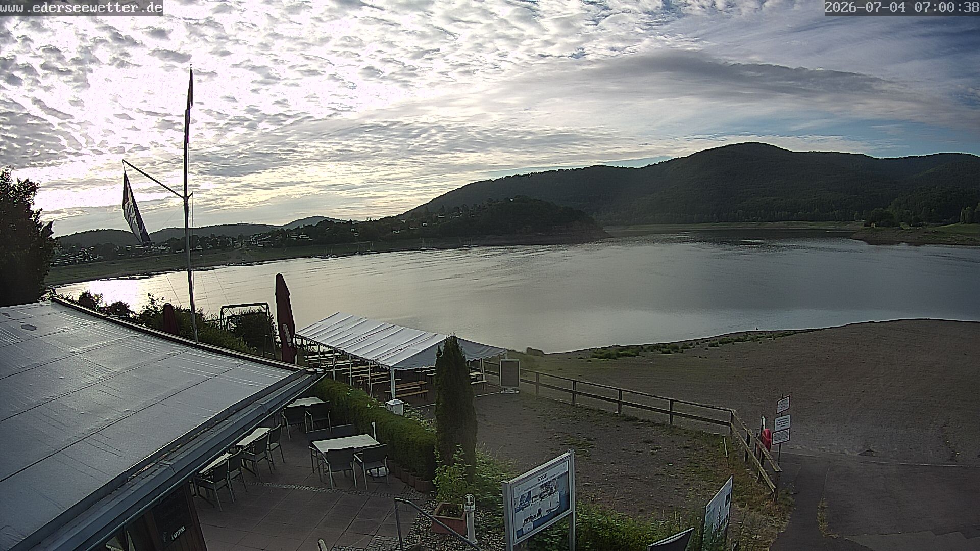Archiv Foto Webcam Edersee: Blick von Bringhausen