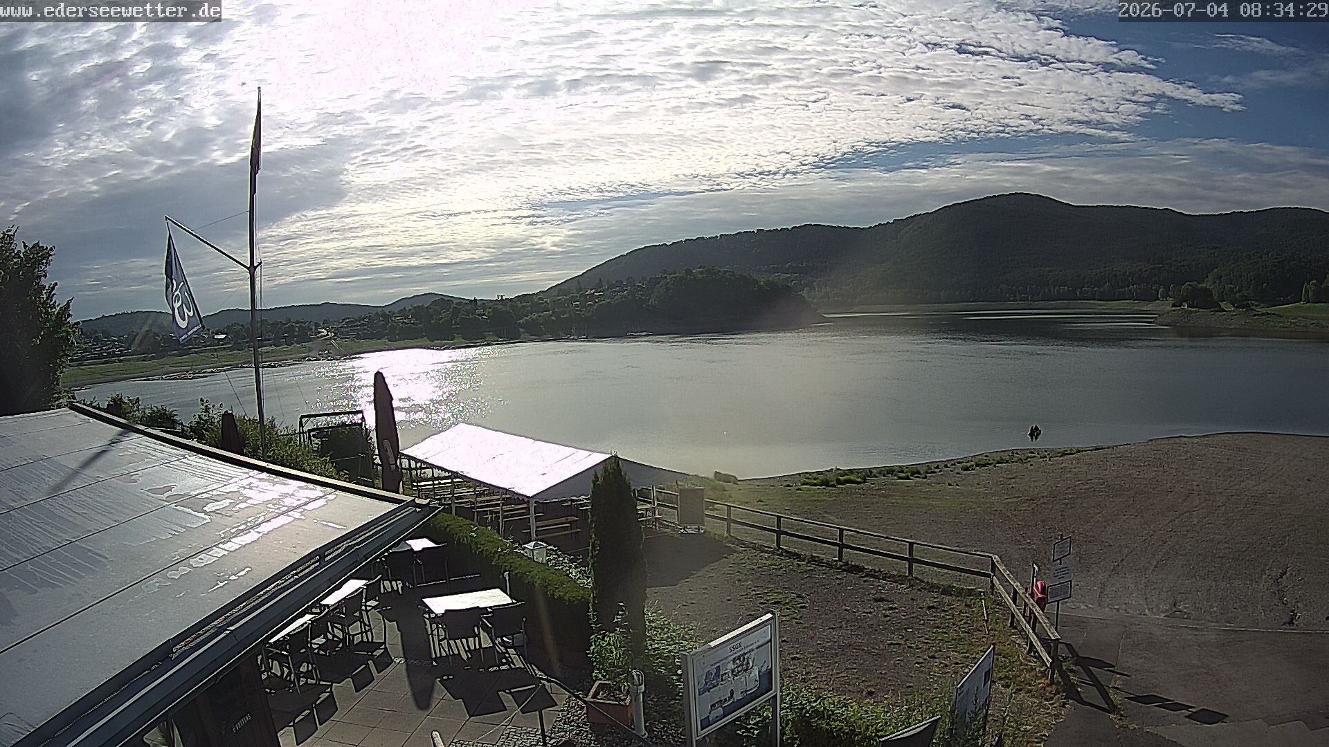 Archiv Foto Webcam Edersee: Blick von Bringhausen