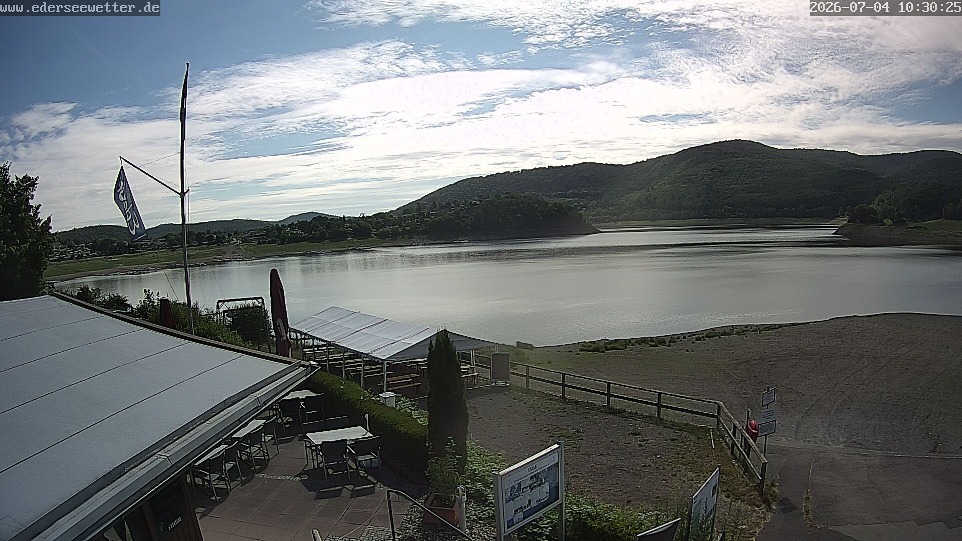 Archiv Foto Webcam Edersee: Blick von Bringhausen