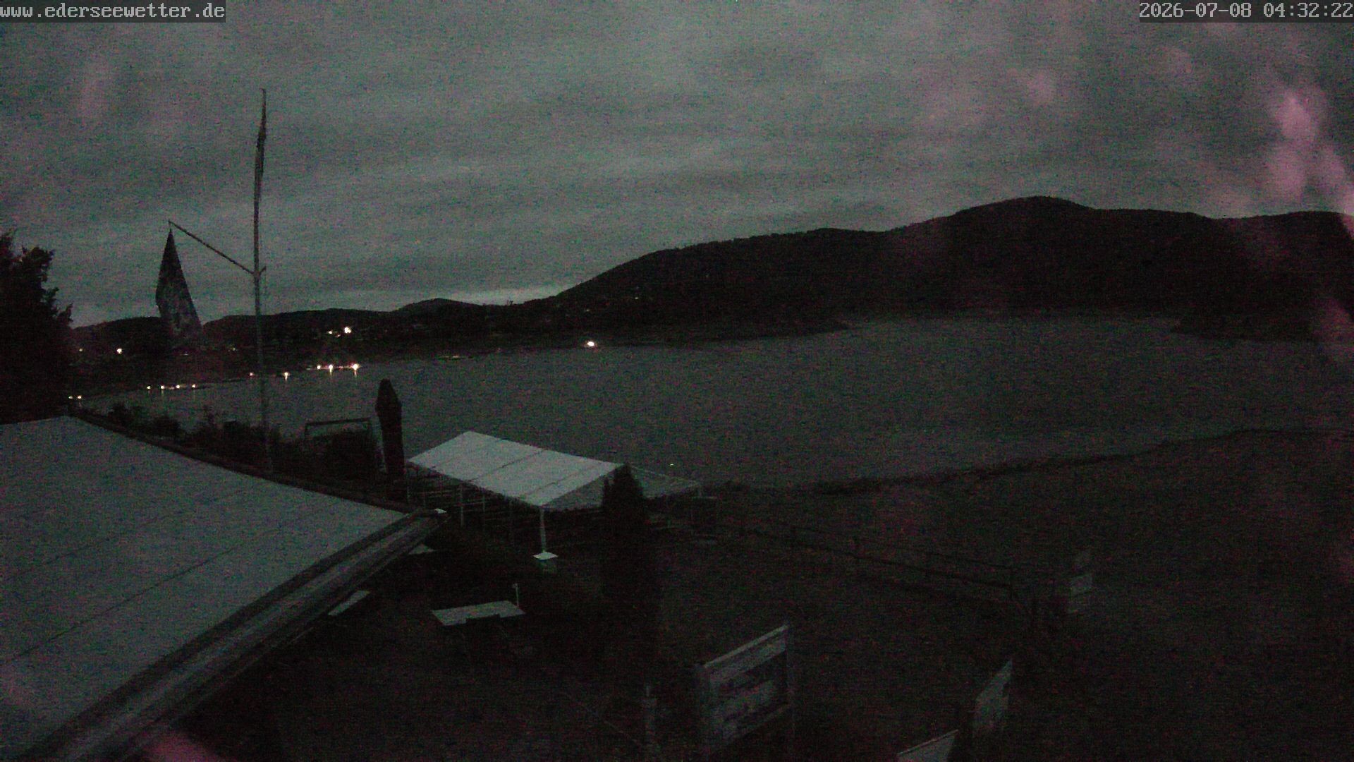 Archiv Foto Webcam Edersee: Blick von Bringhausen