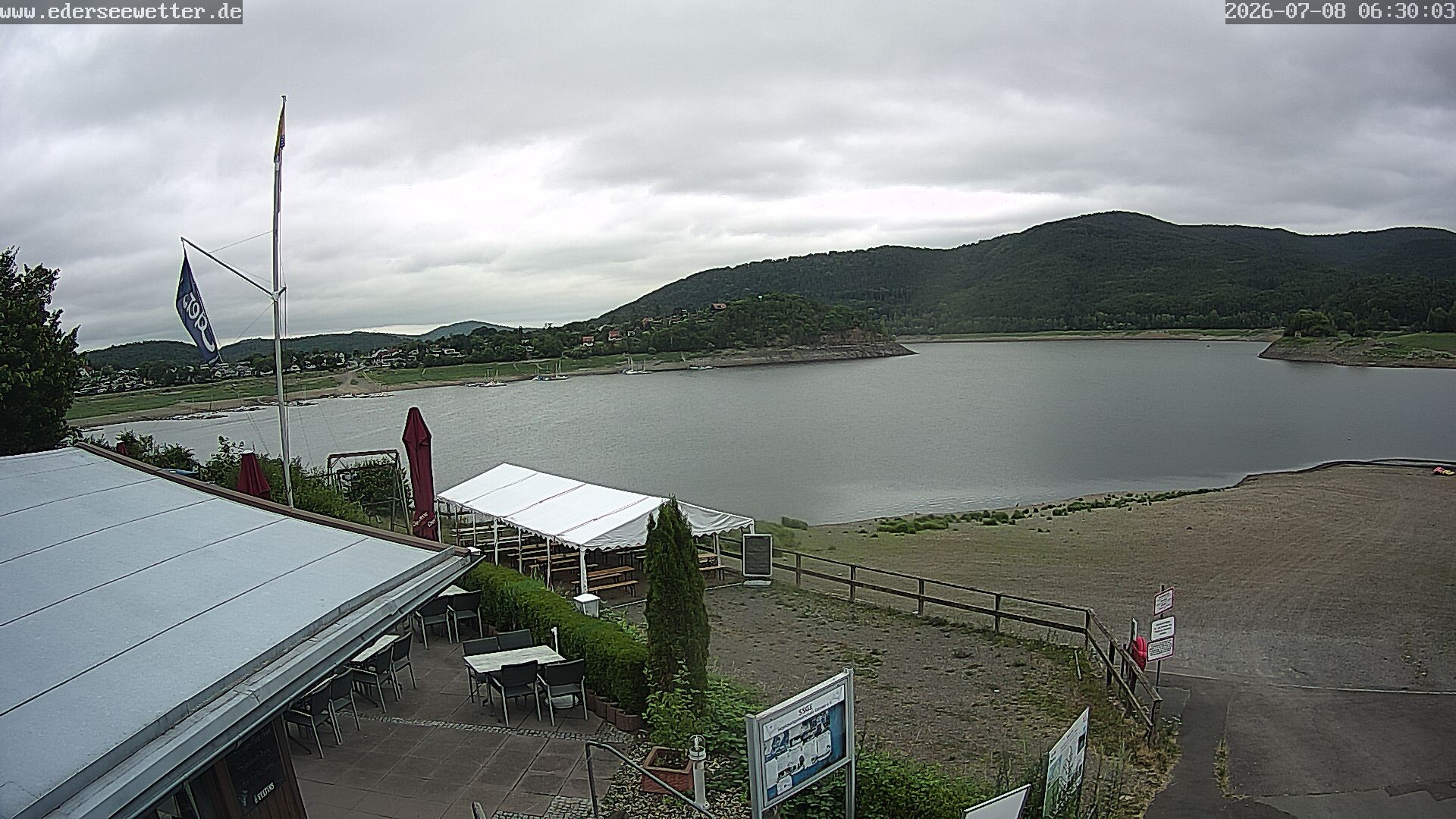 Archiv Foto Webcam Edersee: Blick von Bringhausen