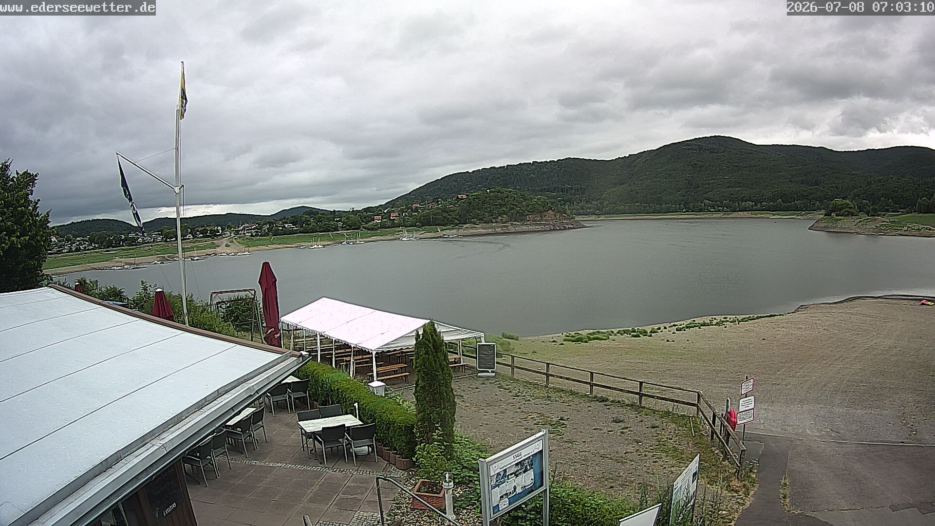 Archiv Foto Webcam Edersee: Blick von Bringhausen