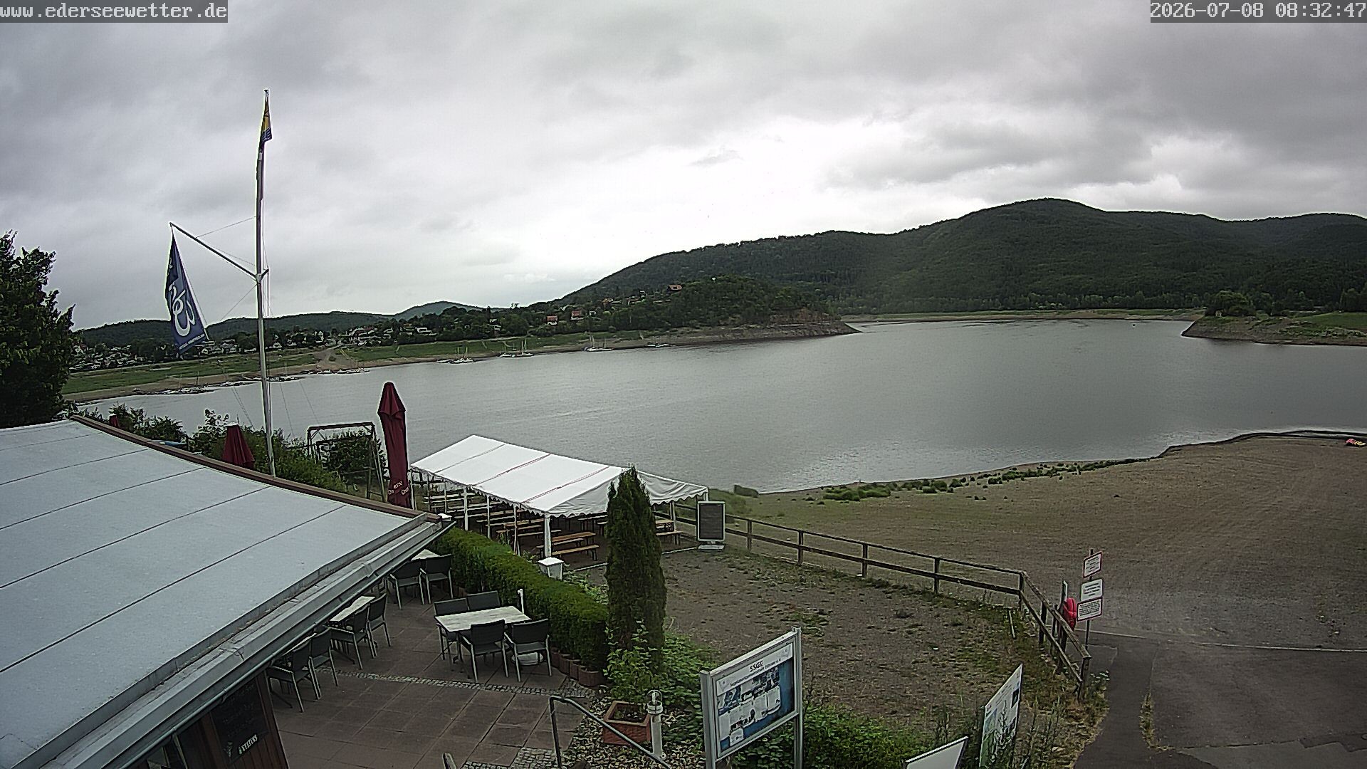 Archiv Foto Webcam Edersee: Blick von Bringhausen