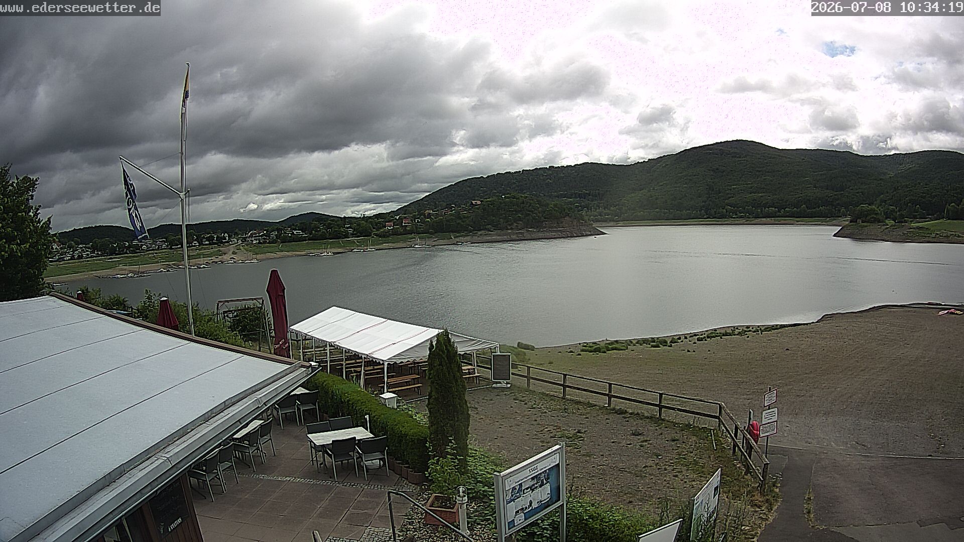 Archiv Foto Webcam Edersee: Blick von Bringhausen