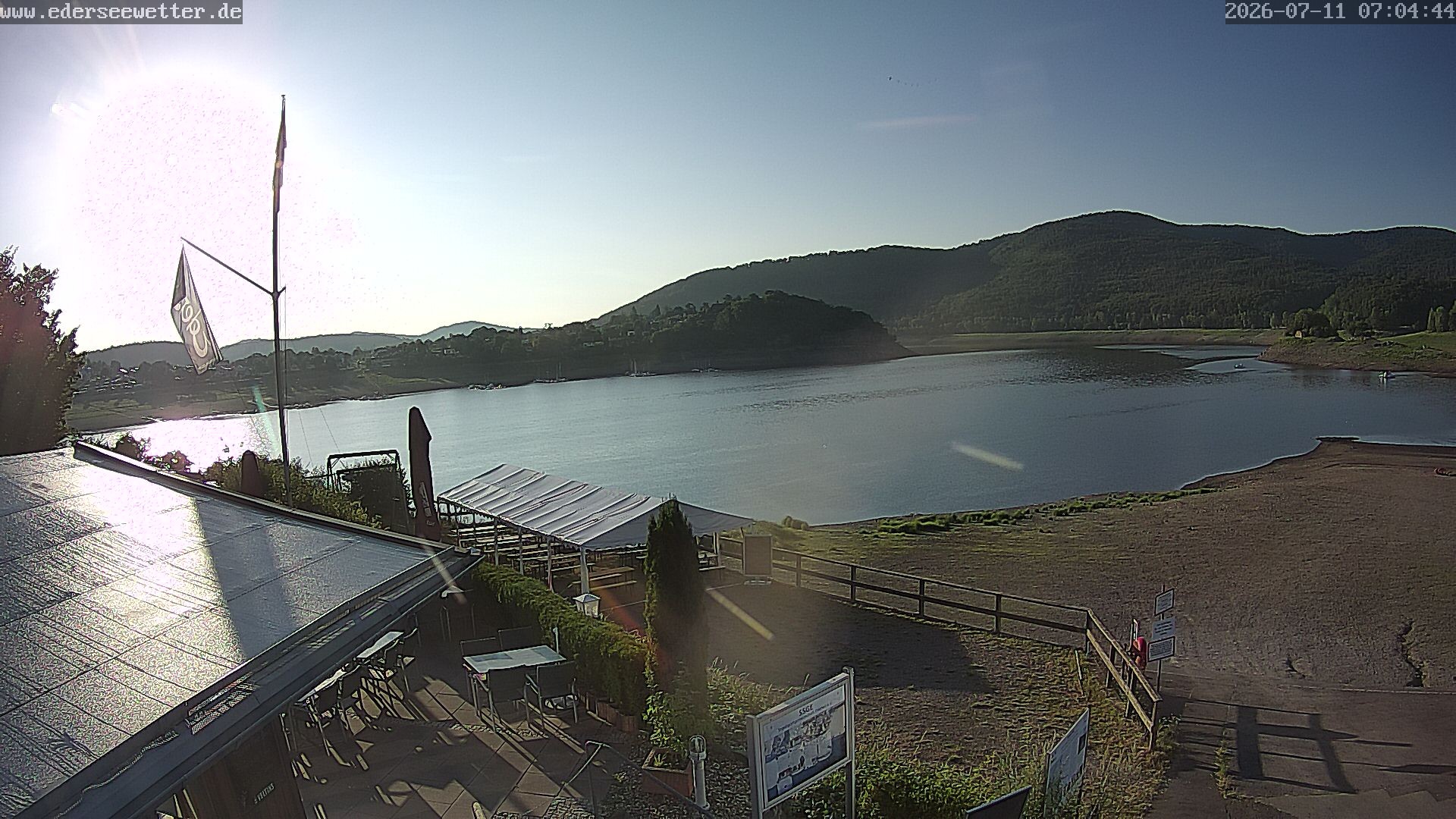 Archiv Foto Webcam Edersee: Blick von Bringhausen