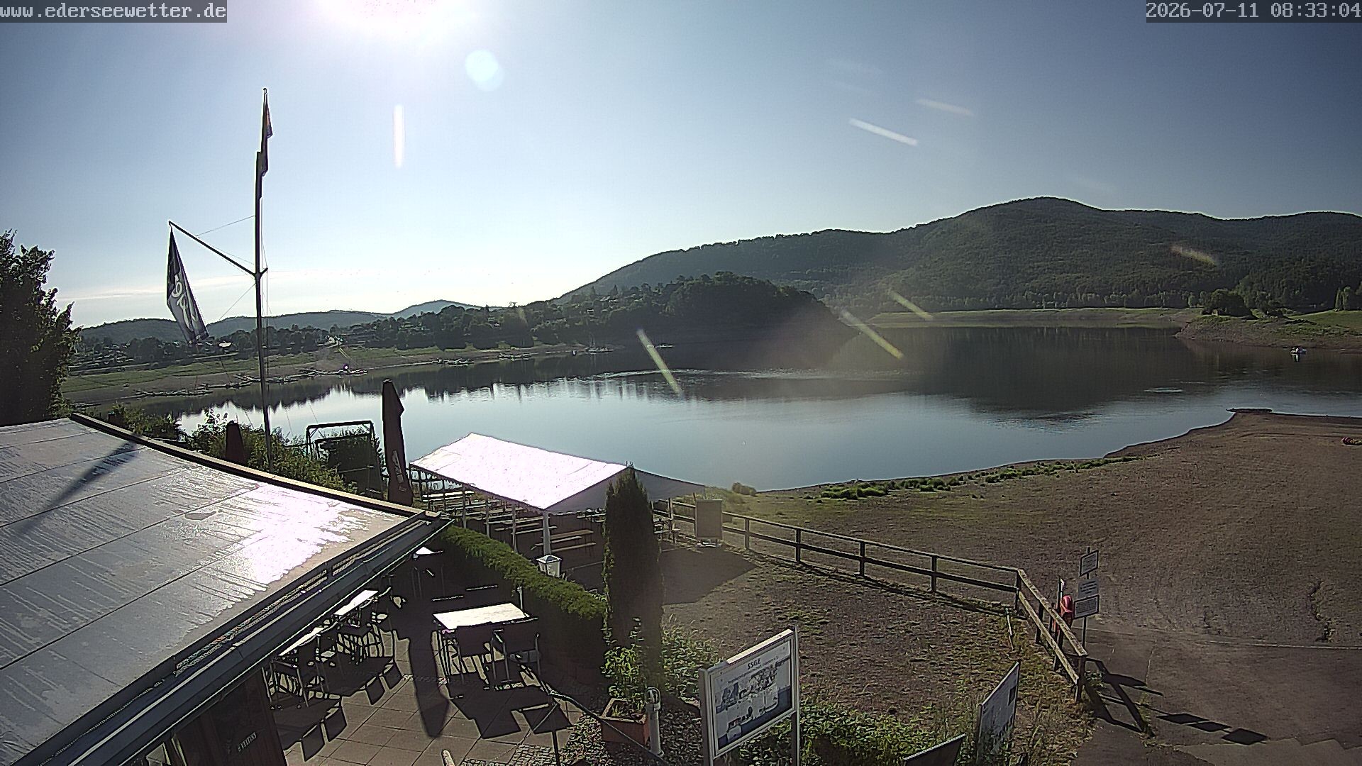 Archiv Foto Webcam Edersee: Blick von Bringhausen