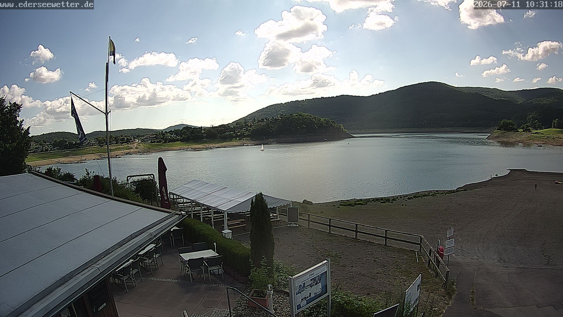 Archiv Foto Webcam Edersee: Blick von Bringhausen