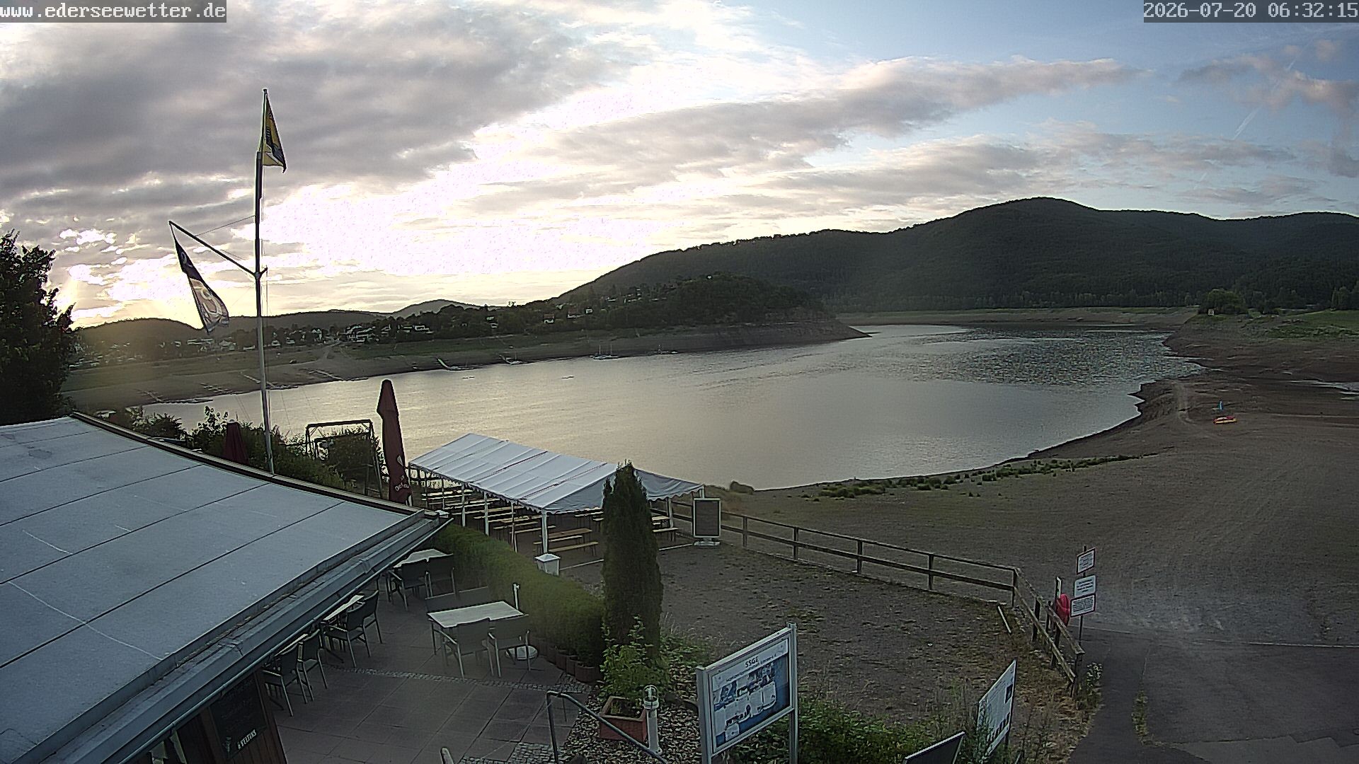 Archiv Foto Webcam Edersee: Blick von Bringhausen