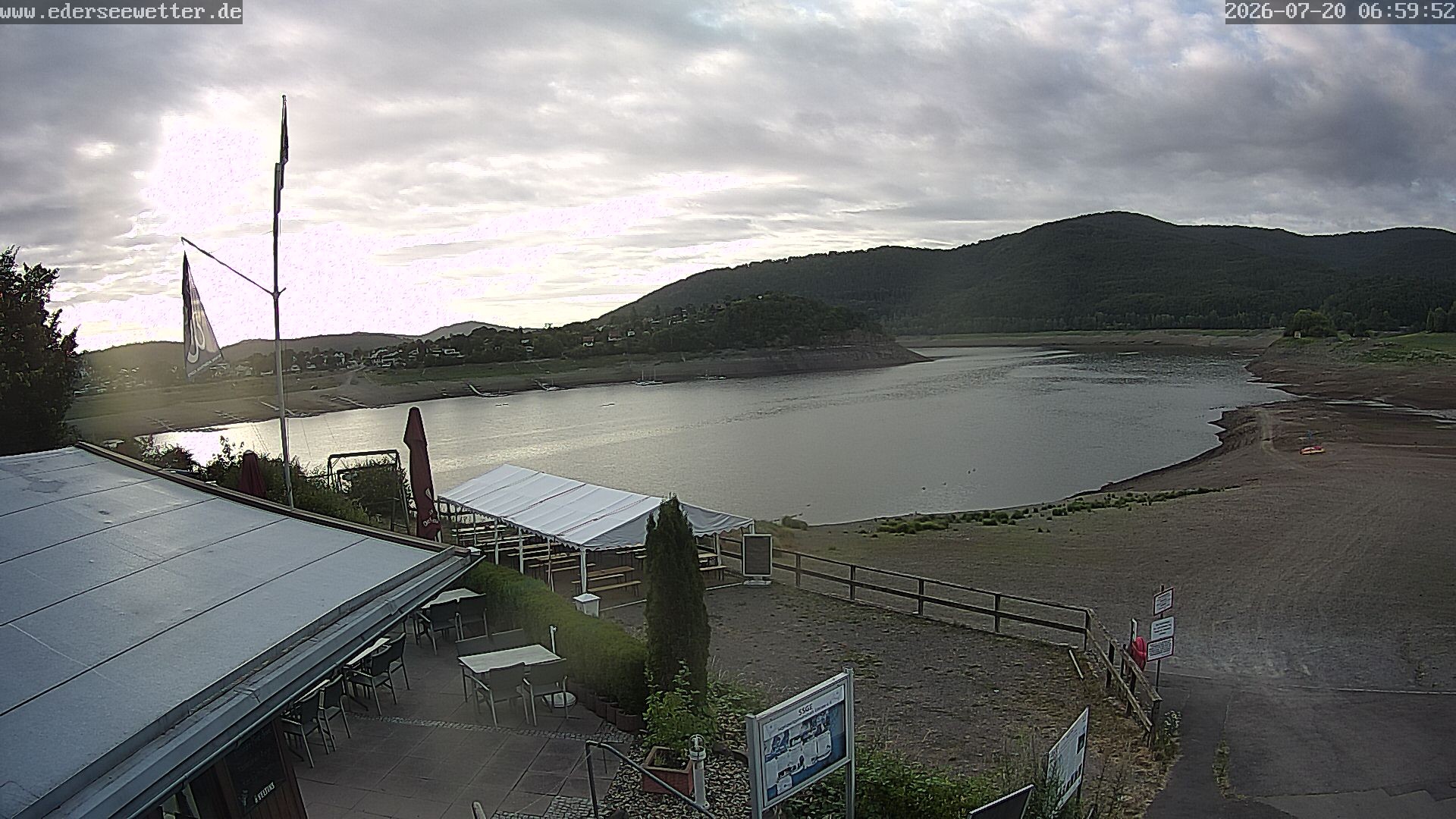 Archiv Foto Webcam Edersee: Blick von Bringhausen