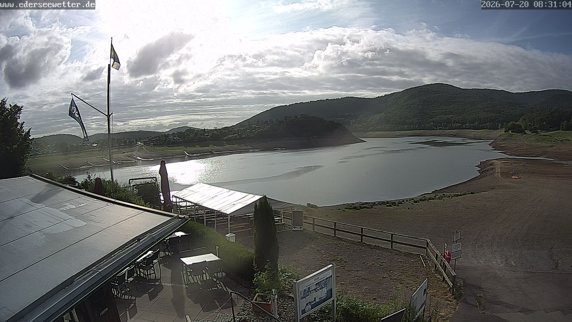 Archiv Foto Webcam Edersee: Blick von Bringhausen