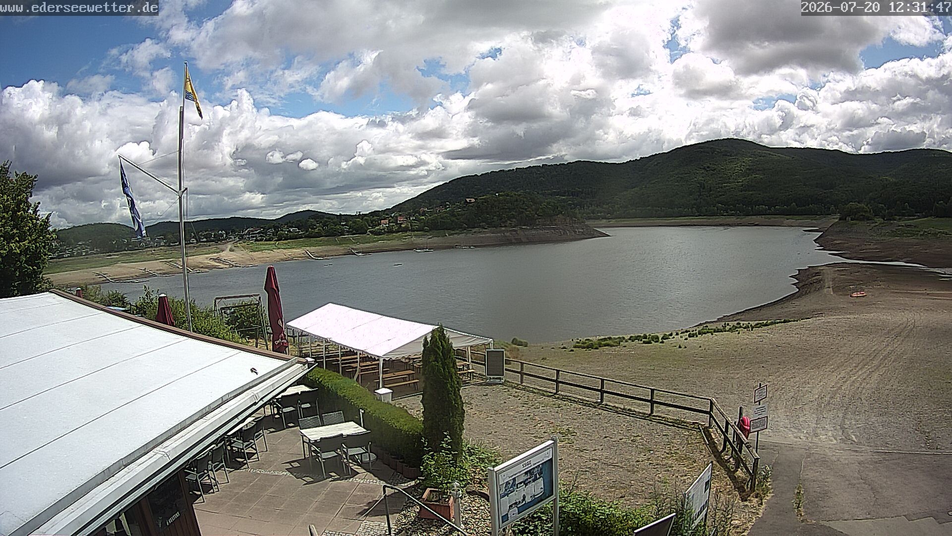 Archiv Foto Webcam Edersee: Blick von Bringhausen