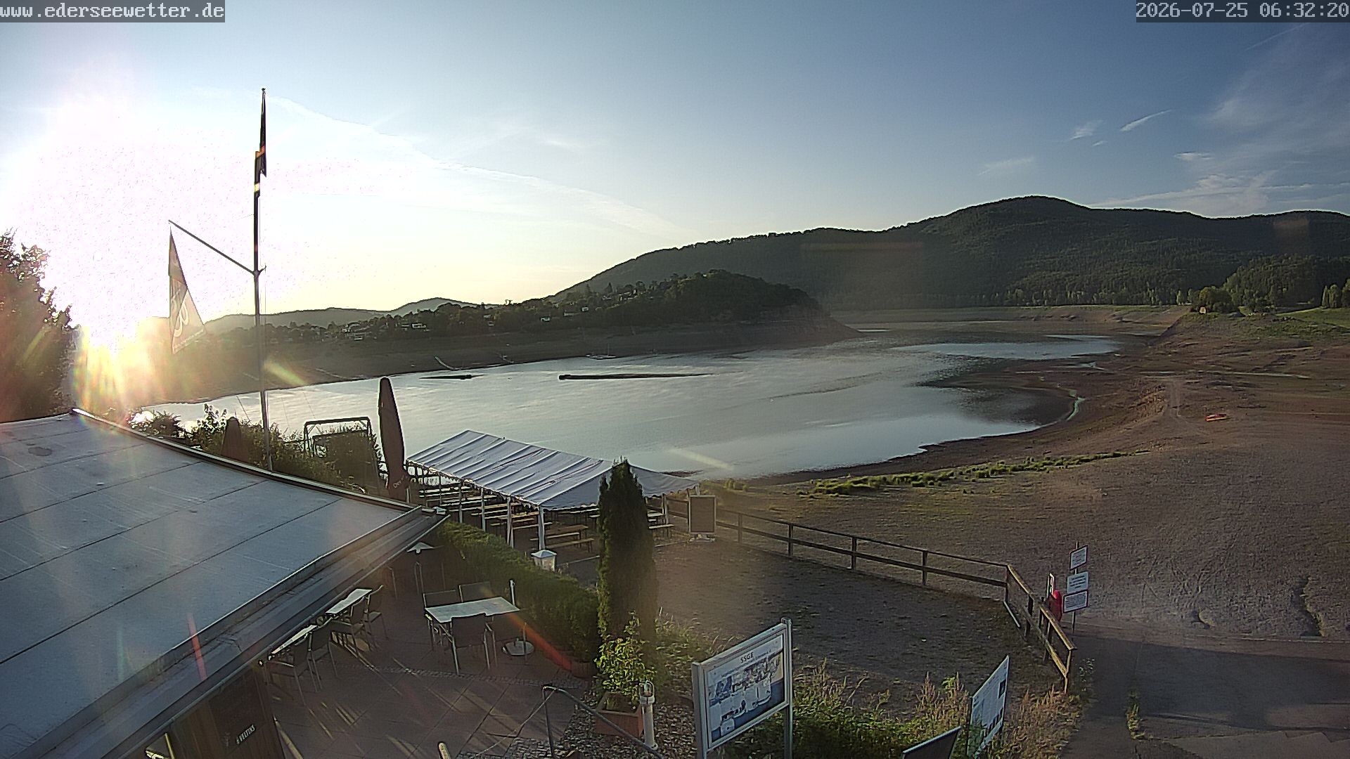 Archiv Foto Webcam Edersee: Blick von Bringhausen
