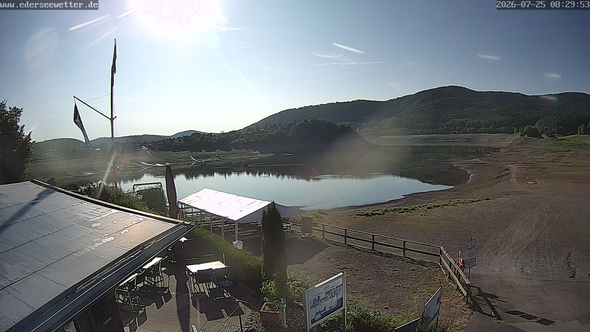Archiv Foto Webcam Edersee: Blick von Bringhausen