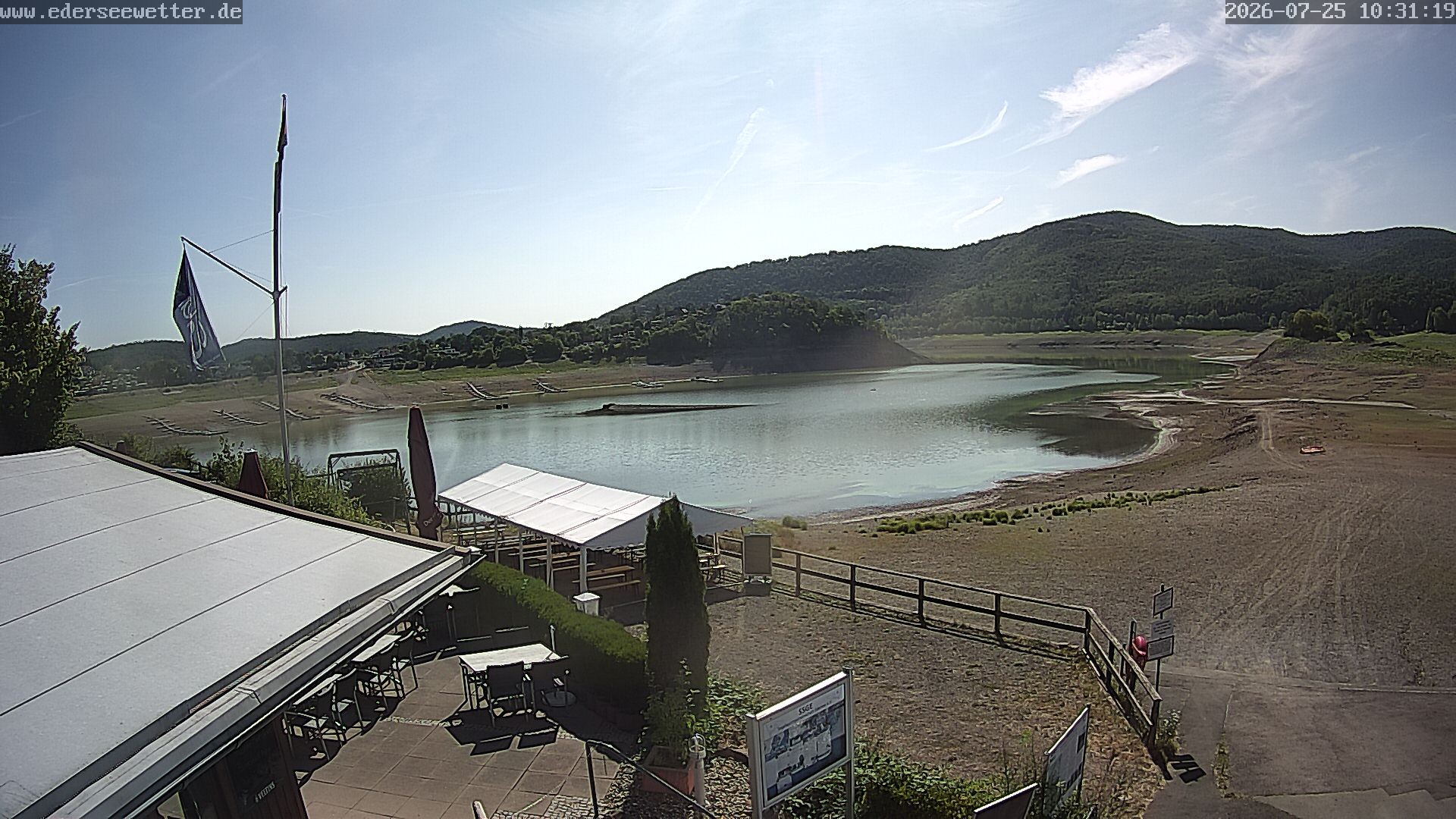 Archiv Foto Webcam Edersee: Blick von Bringhausen