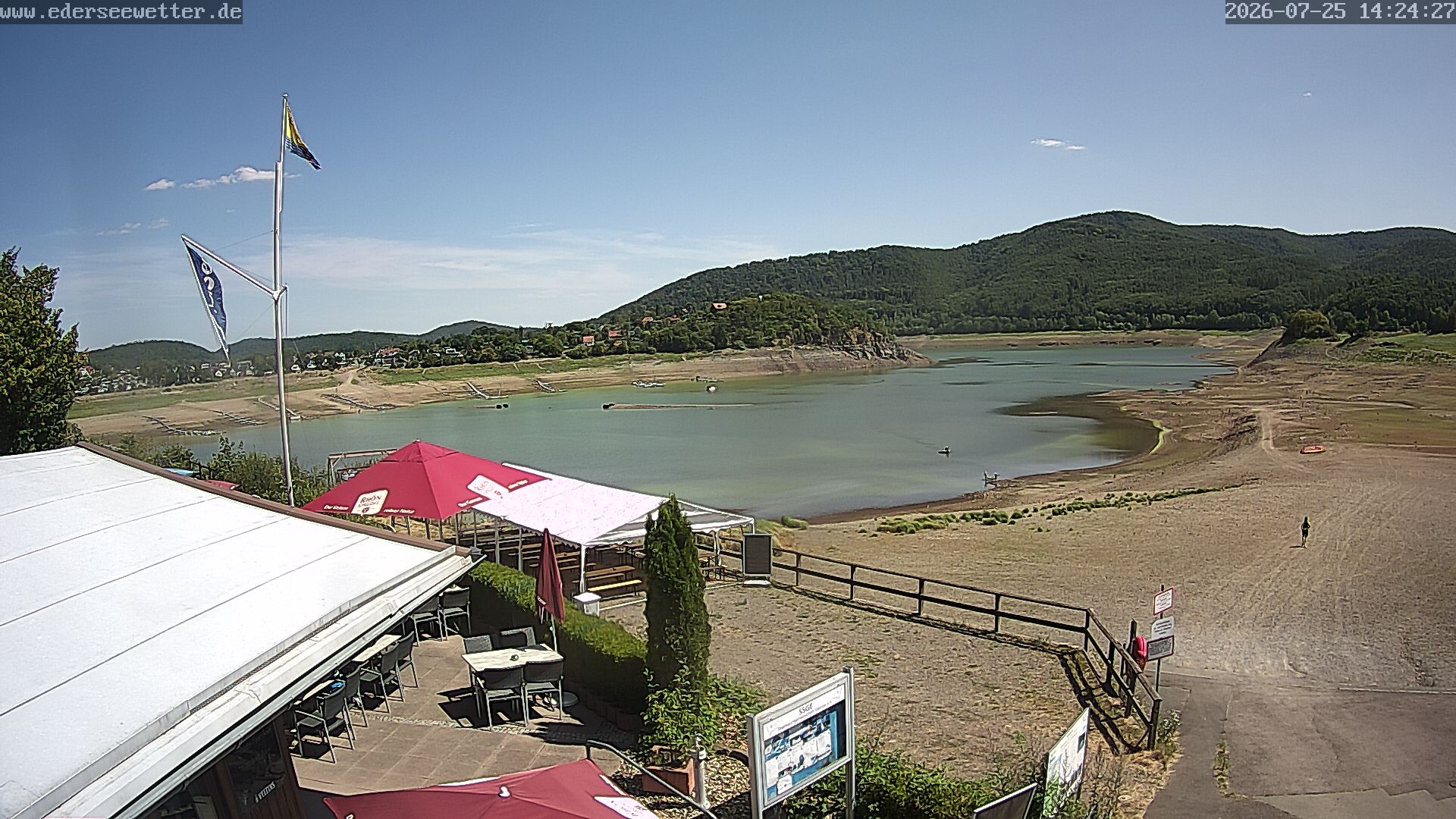Archiv Foto Webcam Edersee: Blick von Bringhausen