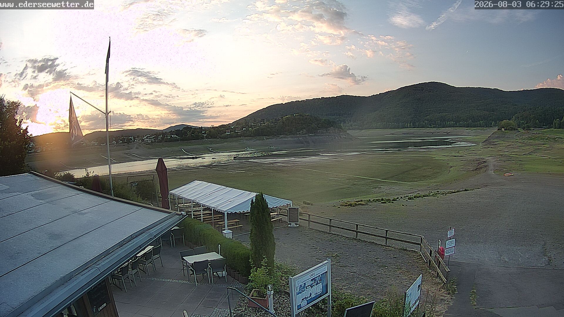 Archiv Foto Webcam Edersee: Blick von Bringhausen