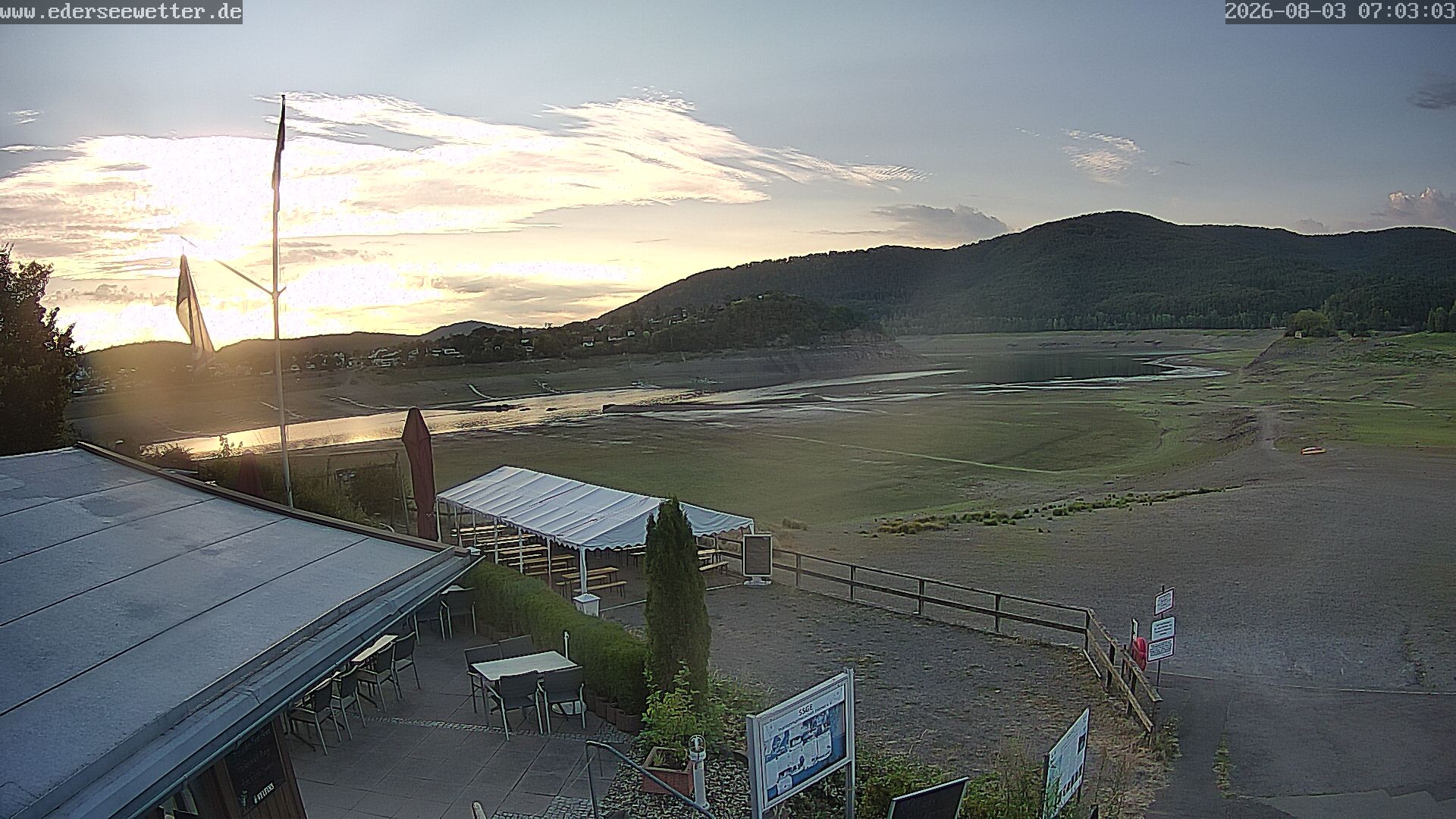 Archiv Foto Webcam Edersee: Blick von Bringhausen