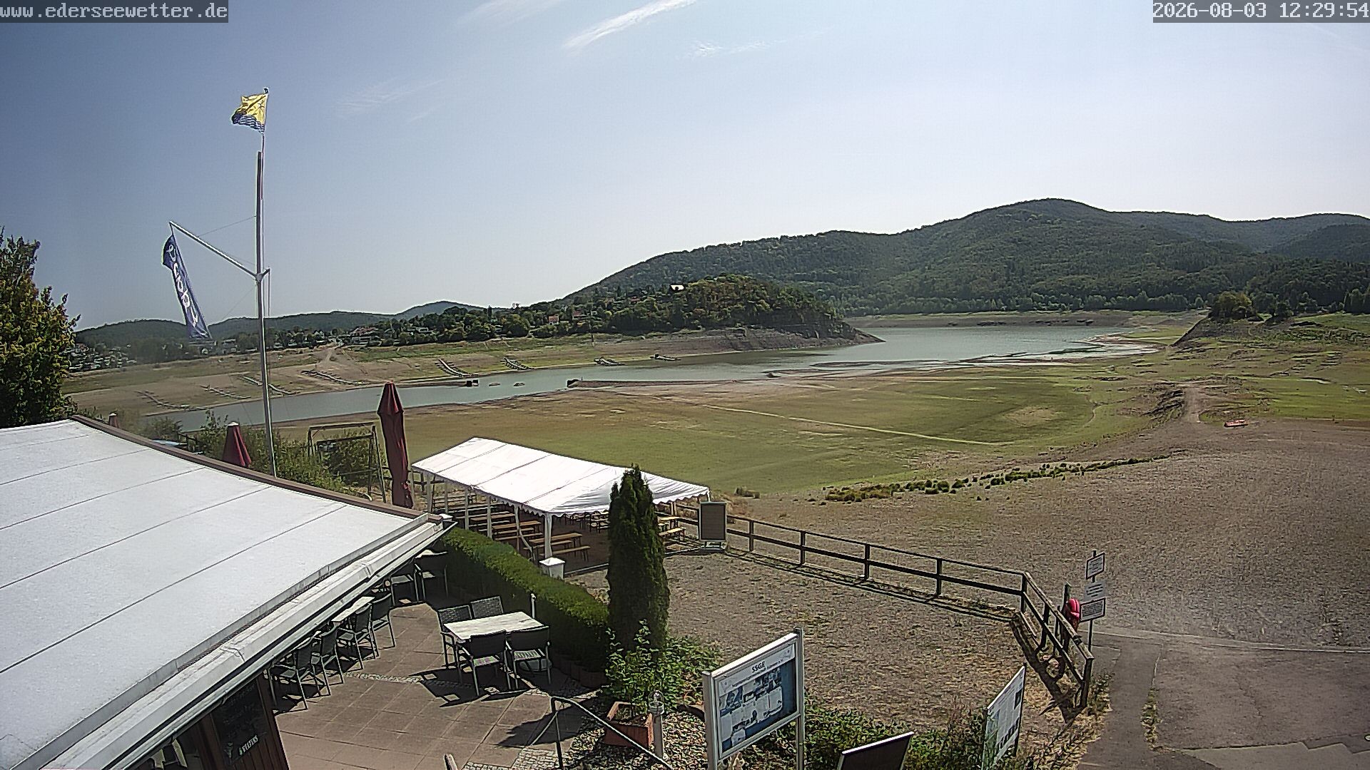 Archiv Foto Webcam Edersee: Blick von Bringhausen