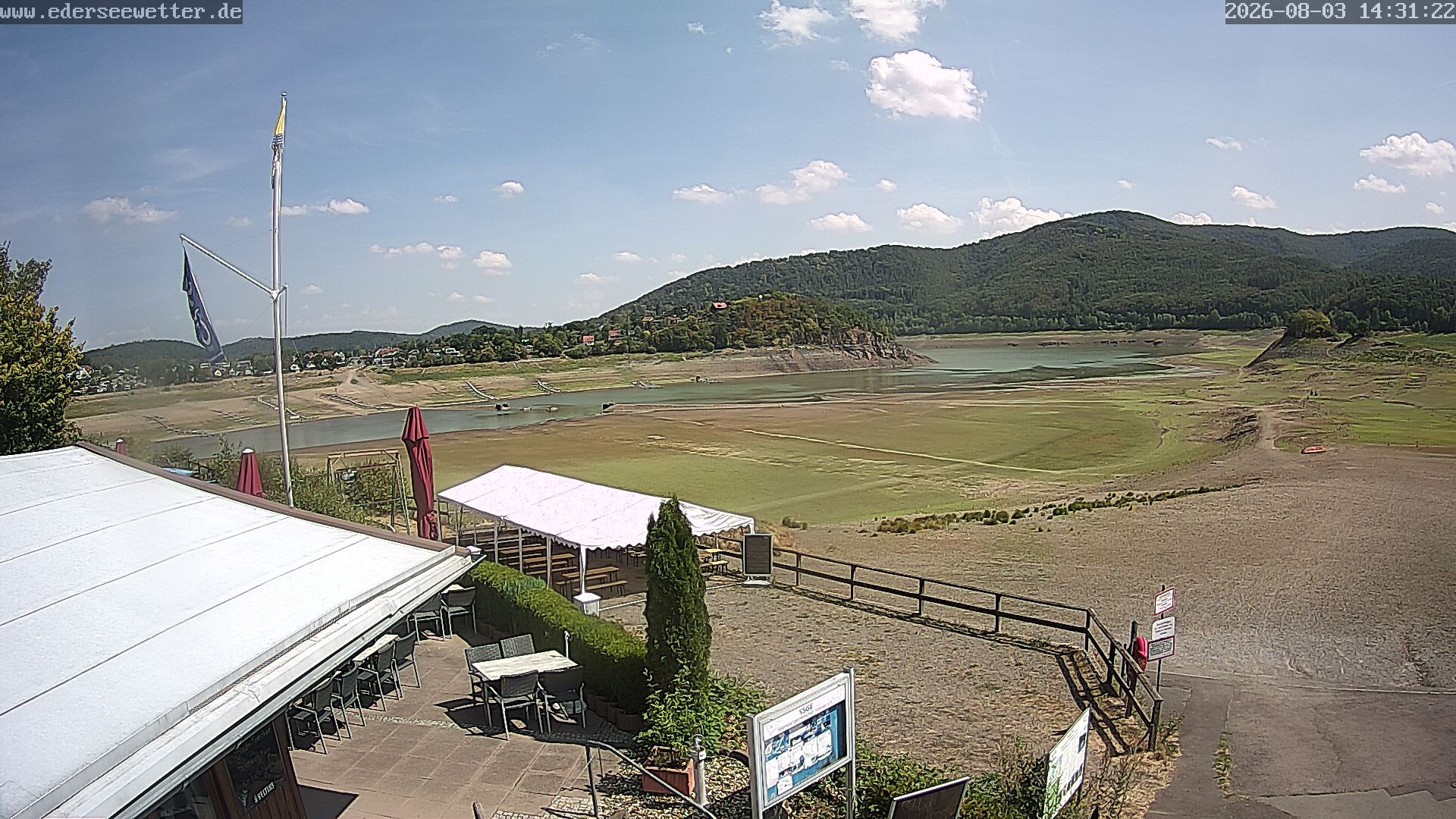 Archiv Foto Webcam Edersee: Blick von Bringhausen