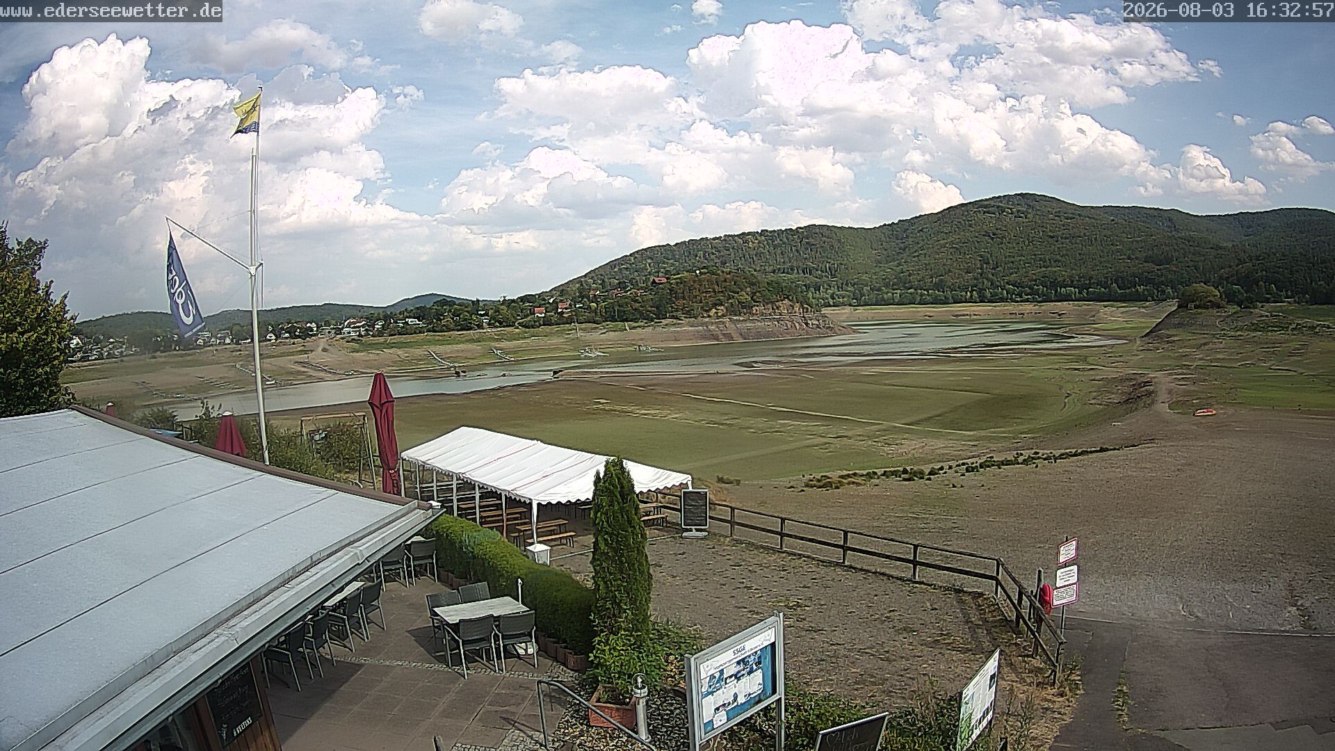 Archiv Foto Webcam Edersee: Blick von Bringhausen