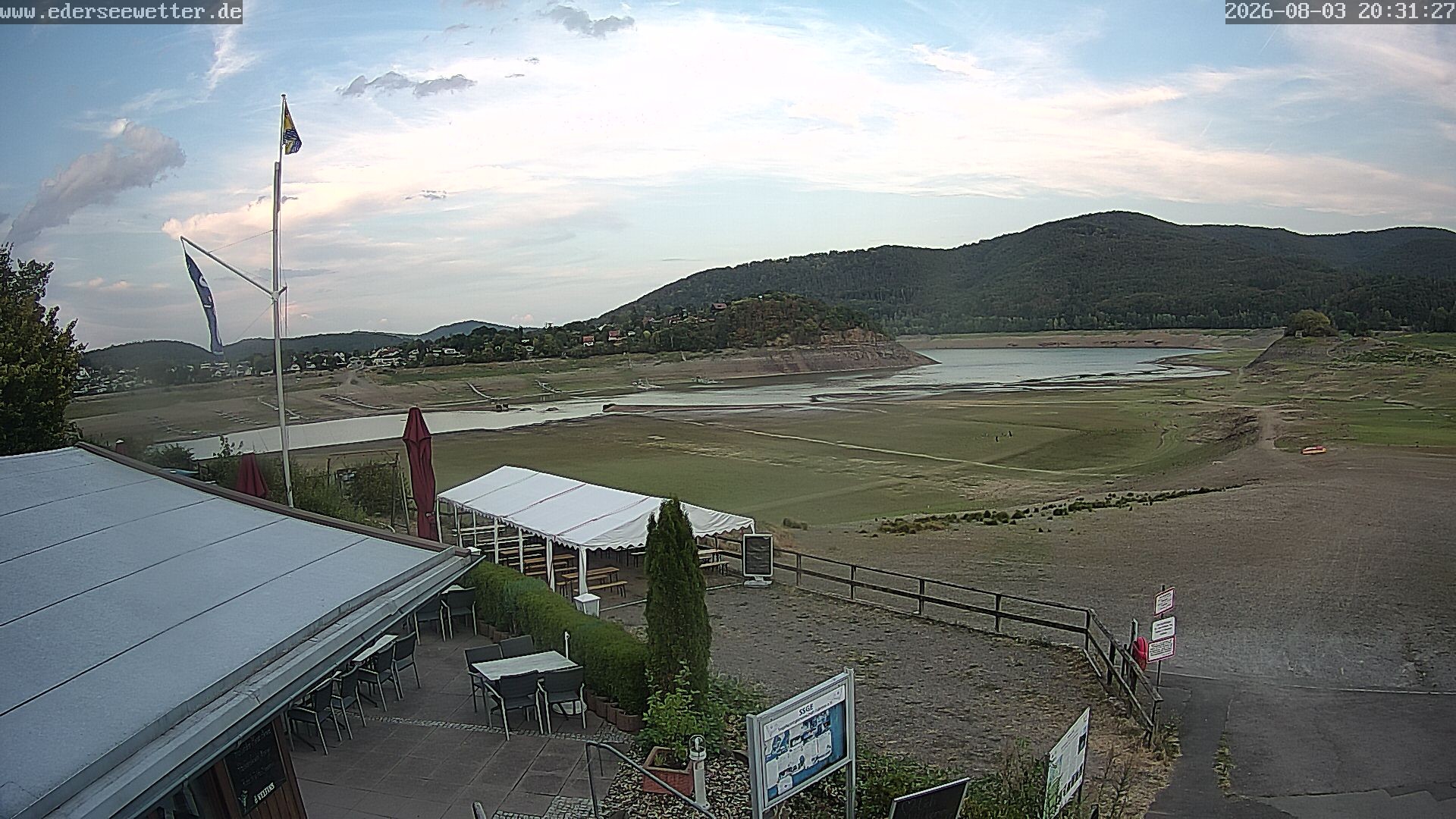 Archiv Foto Webcam Edersee: Blick von Bringhausen