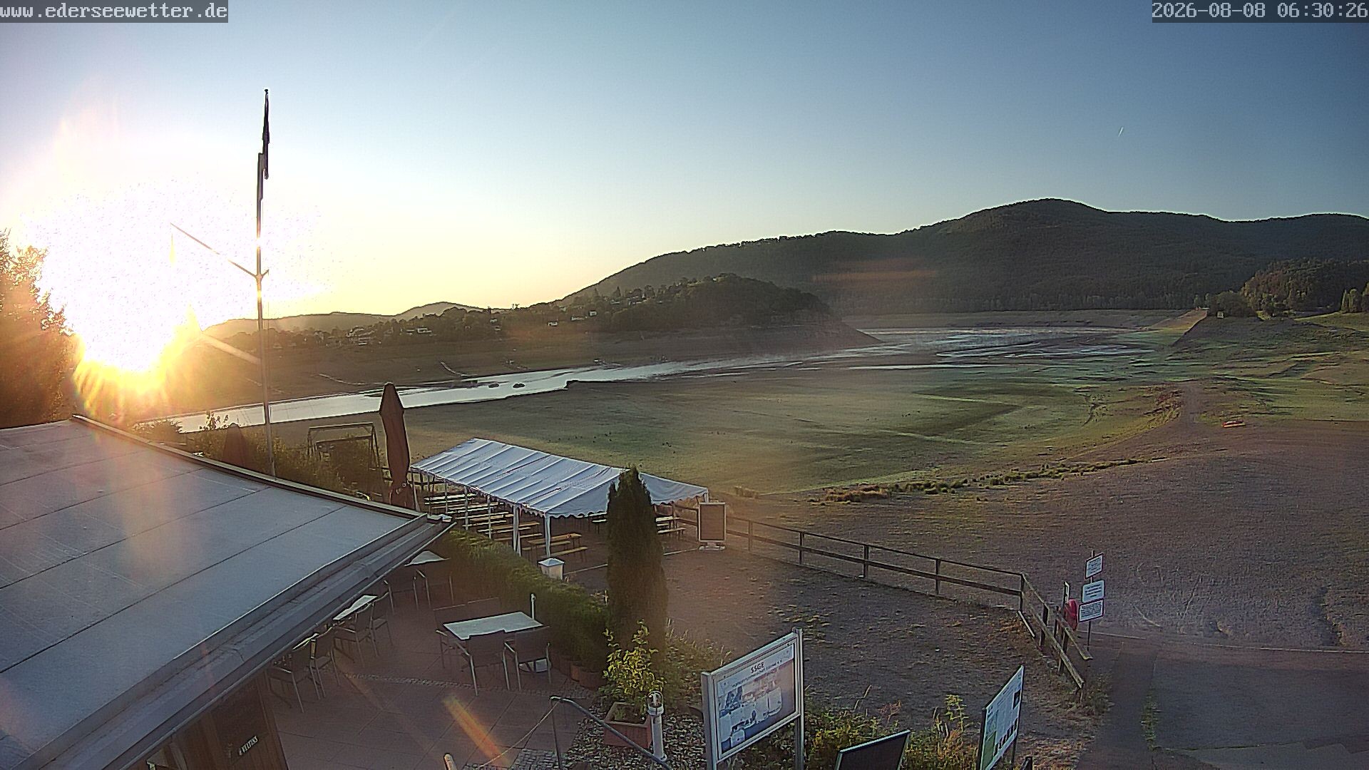 Archiv Foto Webcam Edersee: Blick von Bringhausen